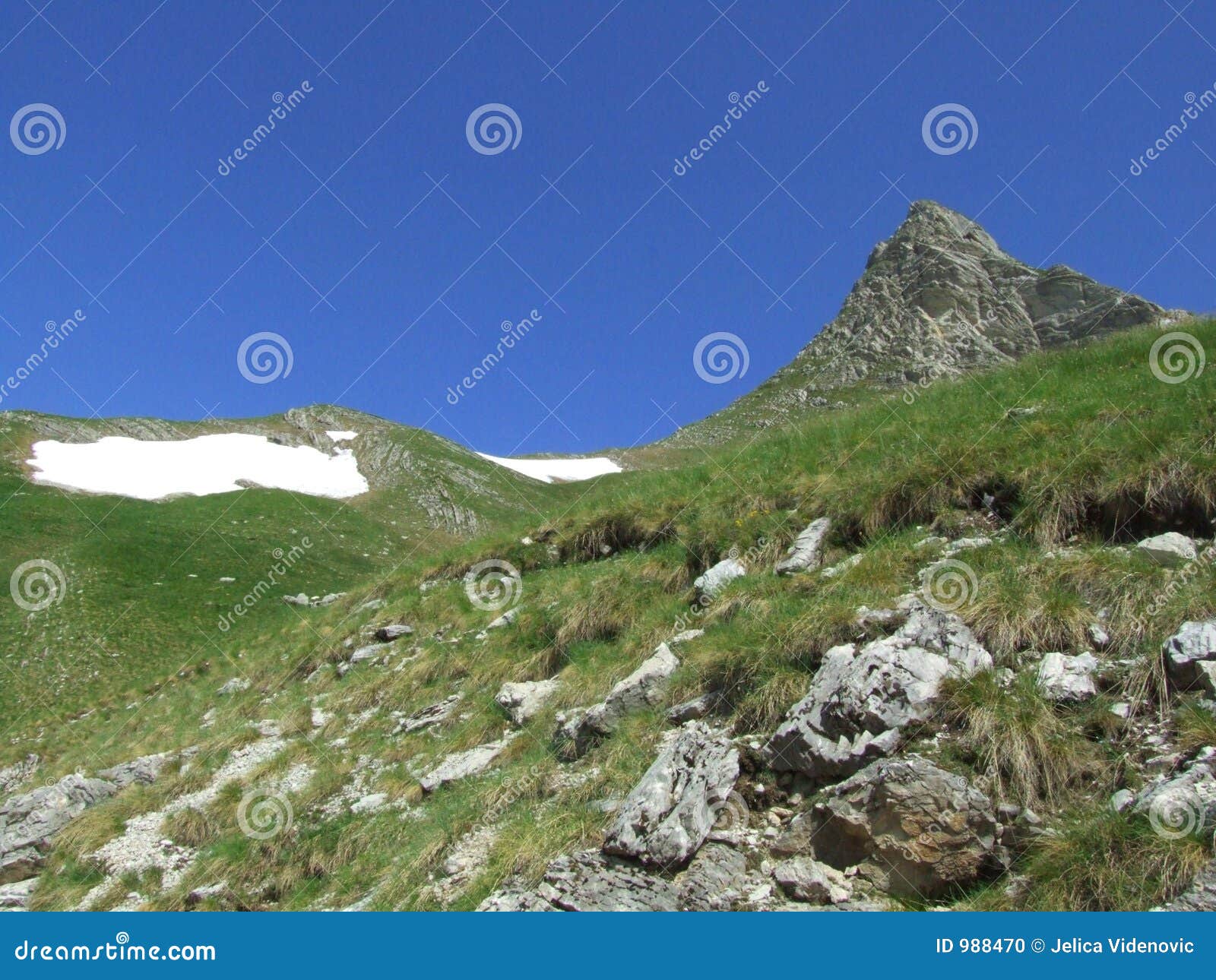 Mountain Durmitor stock photo. Image of spring, blue, green - 988470