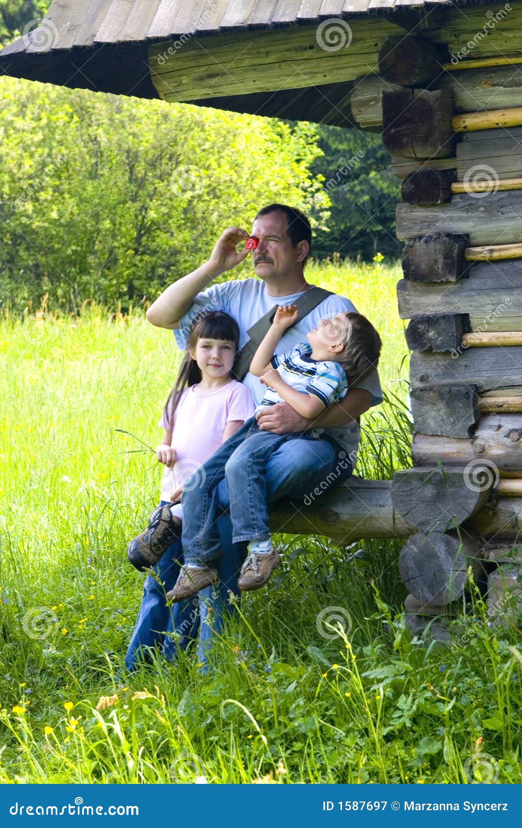 Mountain Family stock image. Image of daughter, connection 1587697