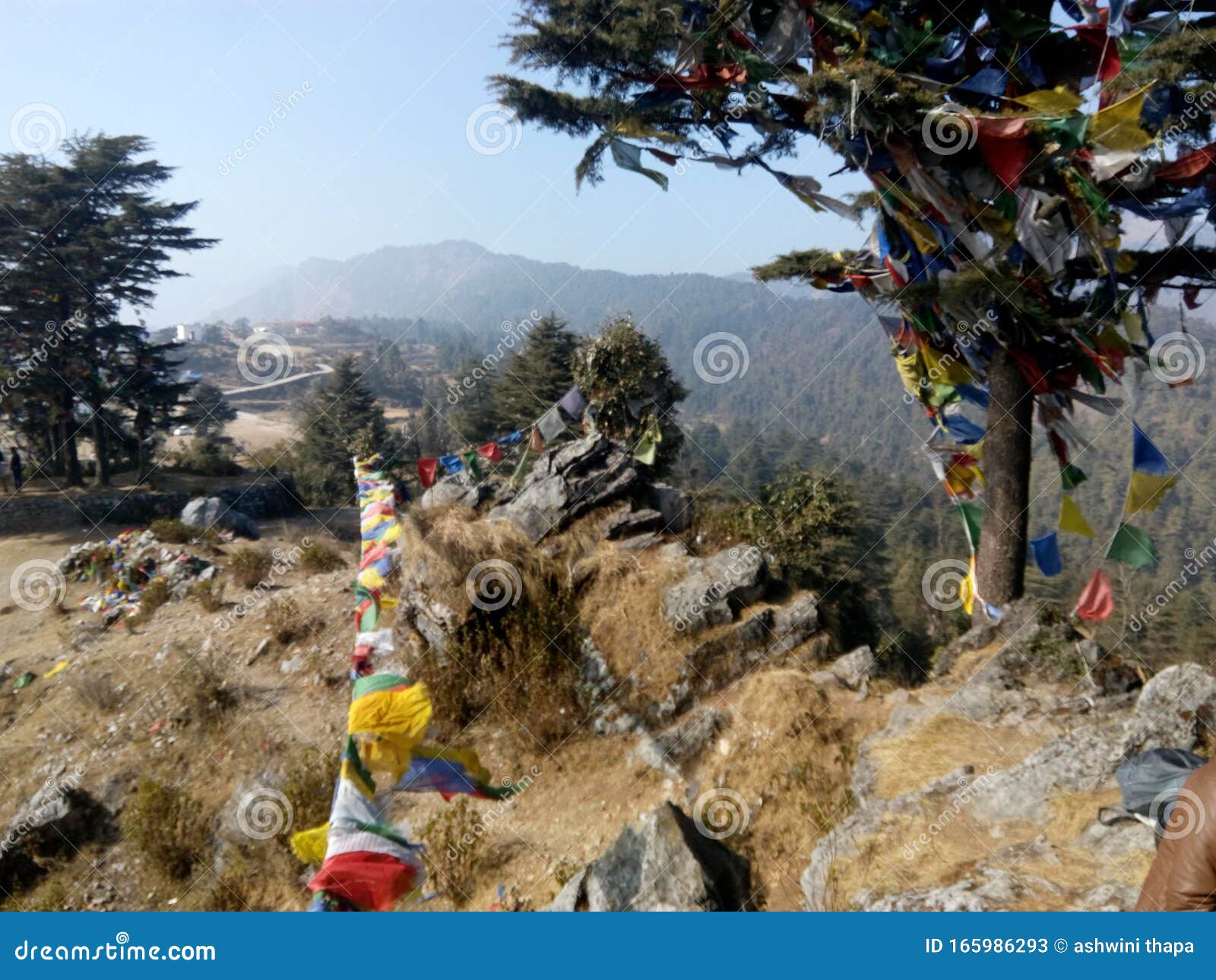 Mountain George Everest Cold Windy Stock Image Image Of George Everest 165986293