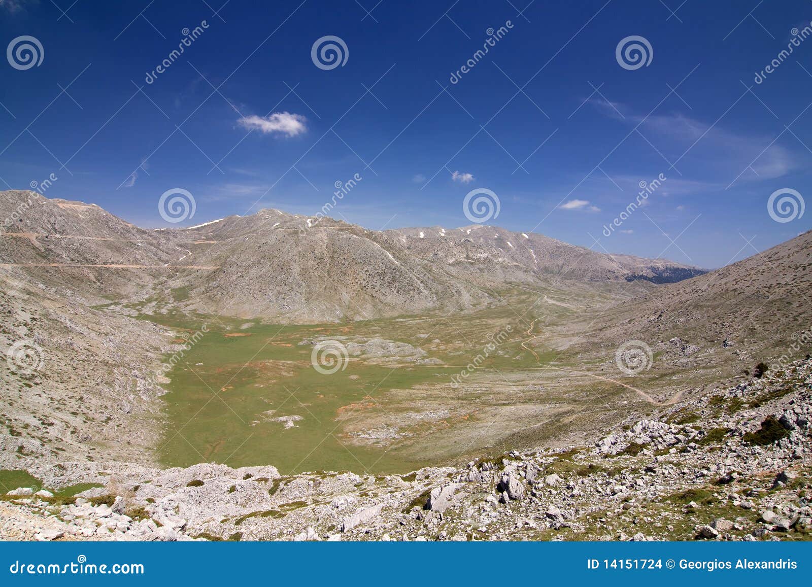 Mountain Giona Alpine Meadow Stock Photo - Image of geological, greece ...