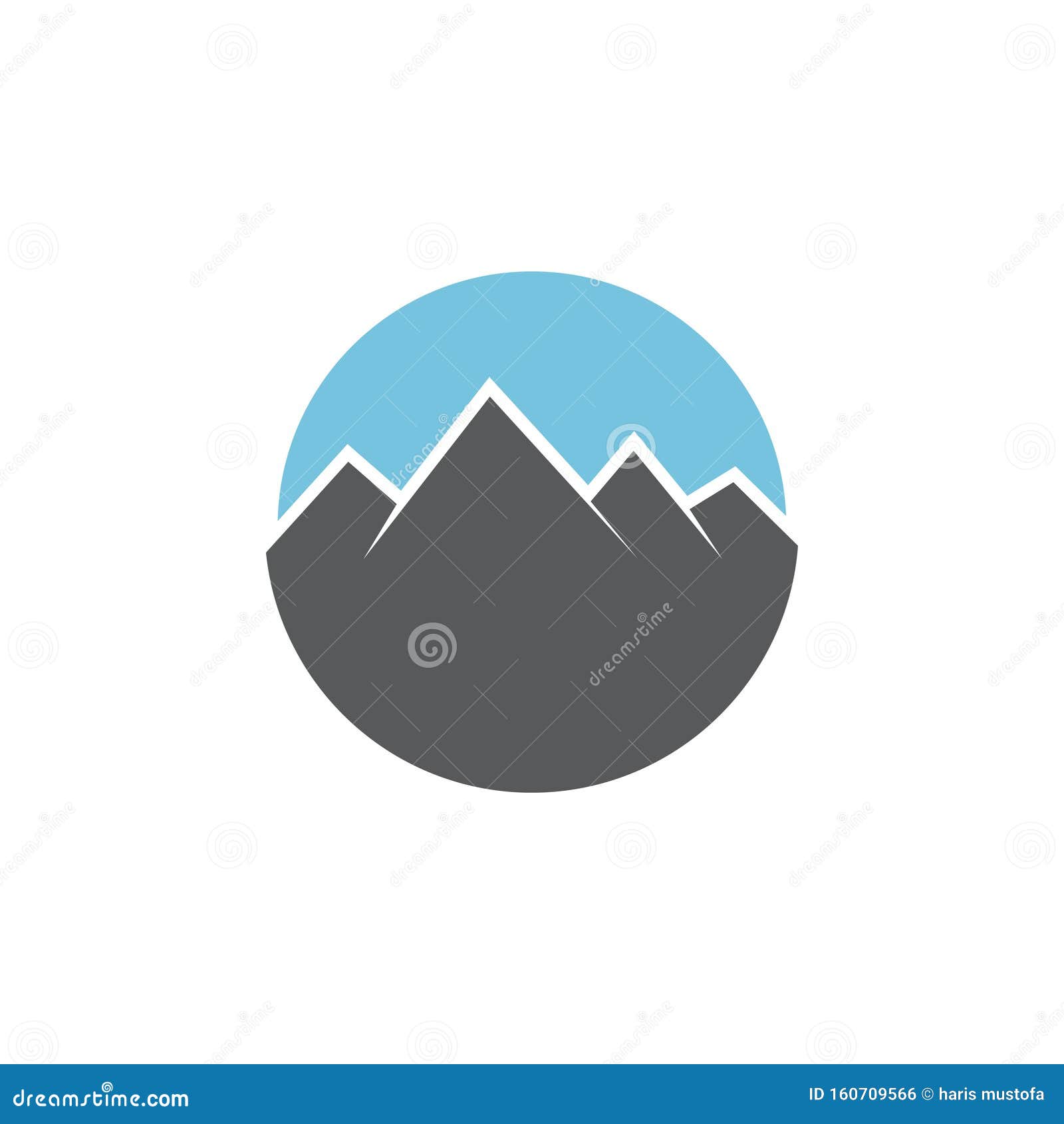 Mountain Graphic Design Template Vector Isolated Illustration Stock Vector Illustration Of Valley Lawn 160709566