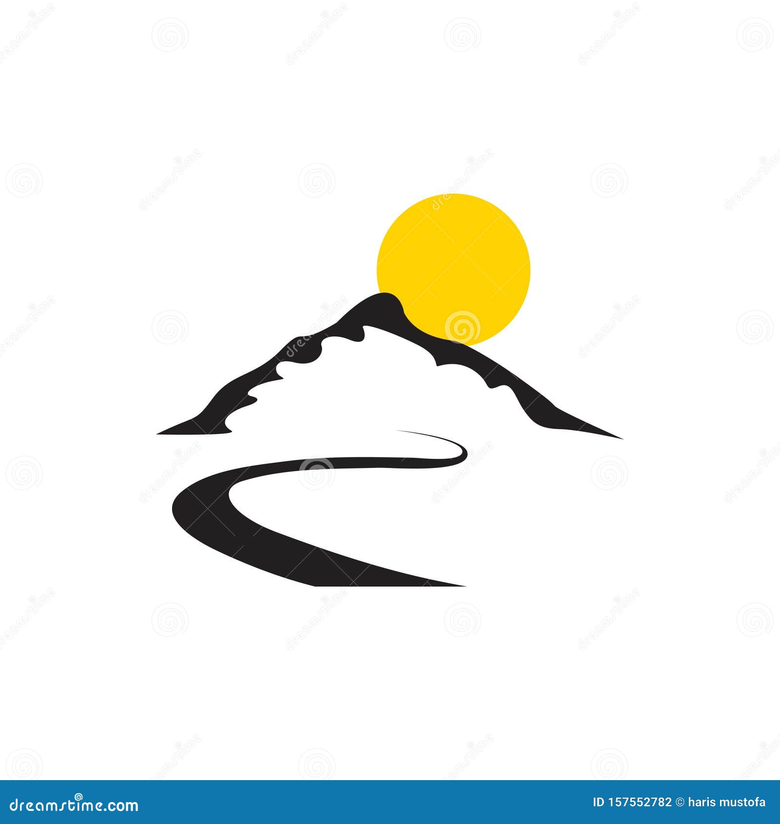 mountain graphic  template   