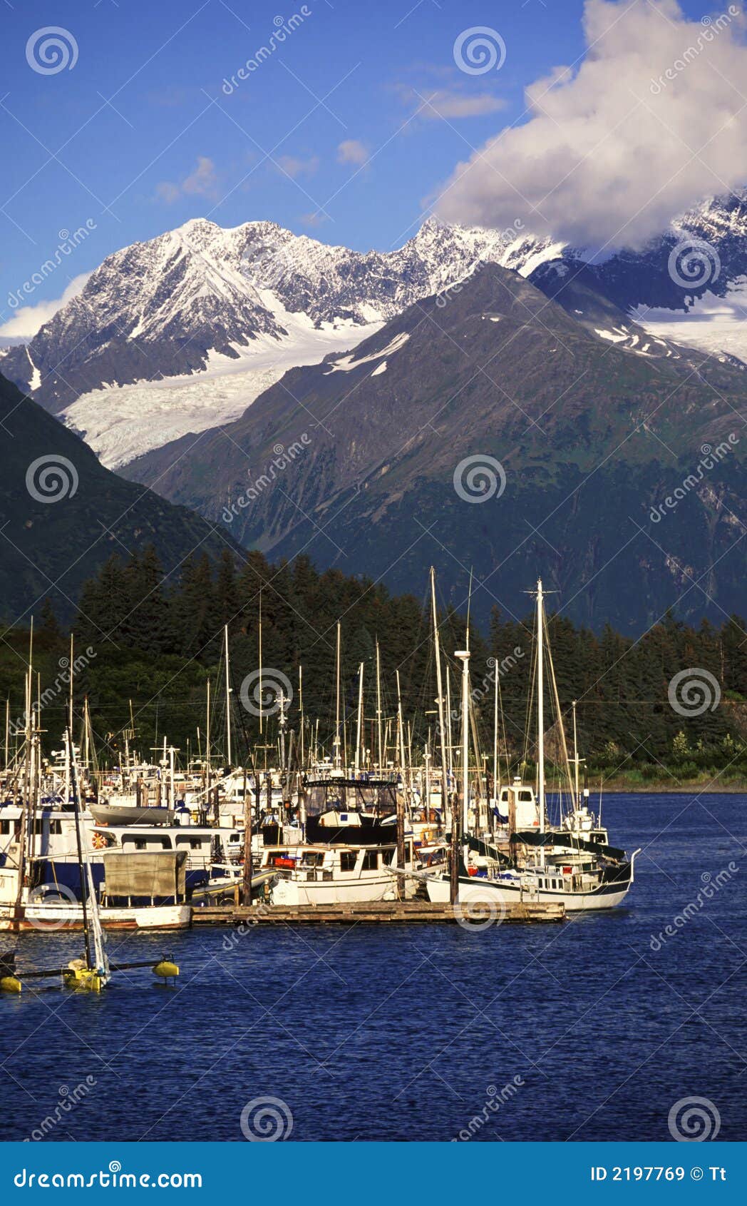 Mountain harbour stock image. Image of coastline, peak 2197769