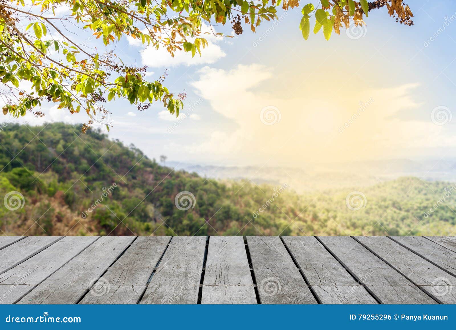 Mountain Hill Viewpoint Beautiful Scenery for Background with Stock Photo -  Image of mountain, blue: 79255296