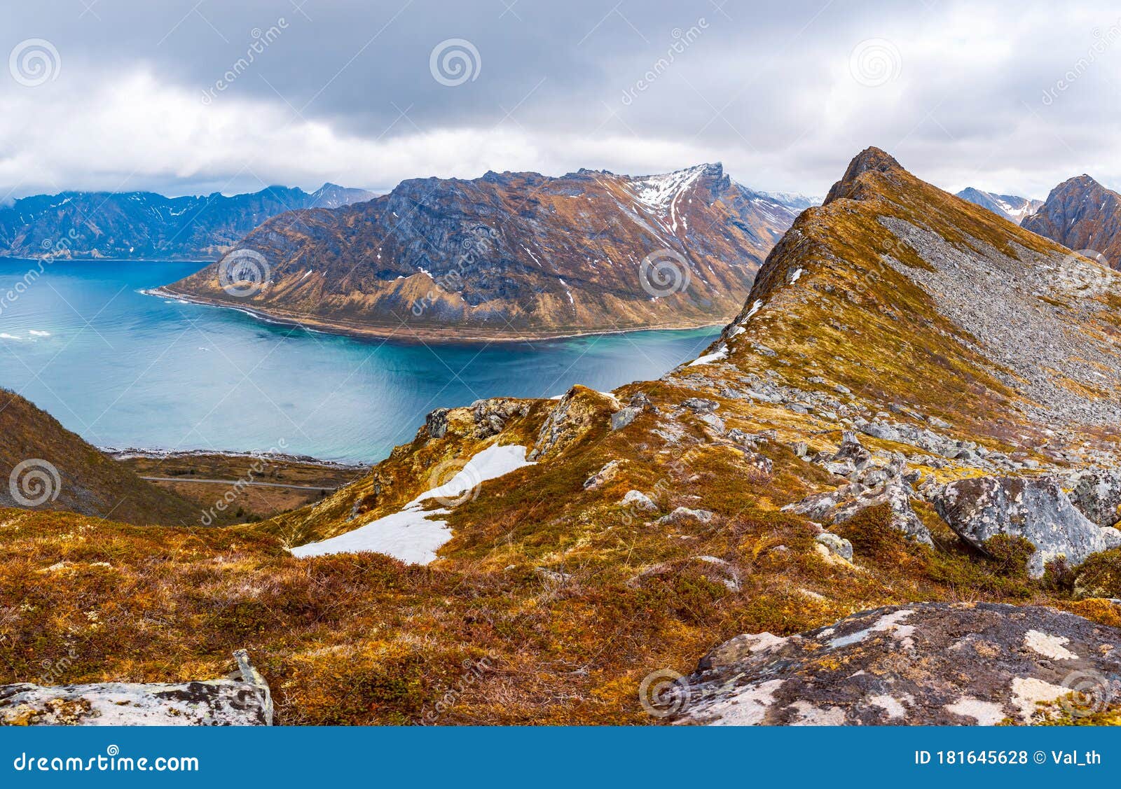 the mountain husfjellet on senja