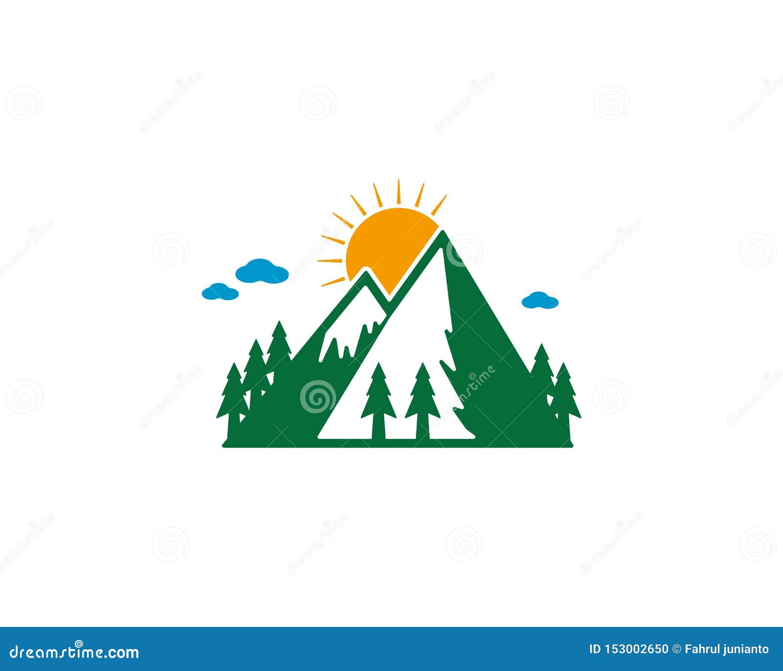 Mountain icon Logo stock vector. Illustration of management - 153002650
