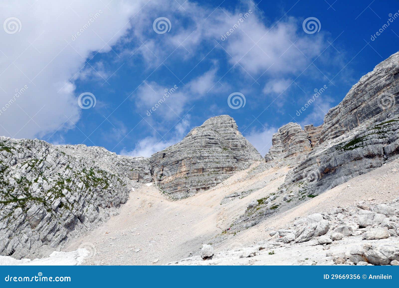 Mountain Kanin in the Julian Alps Stock Photo Image of environment
