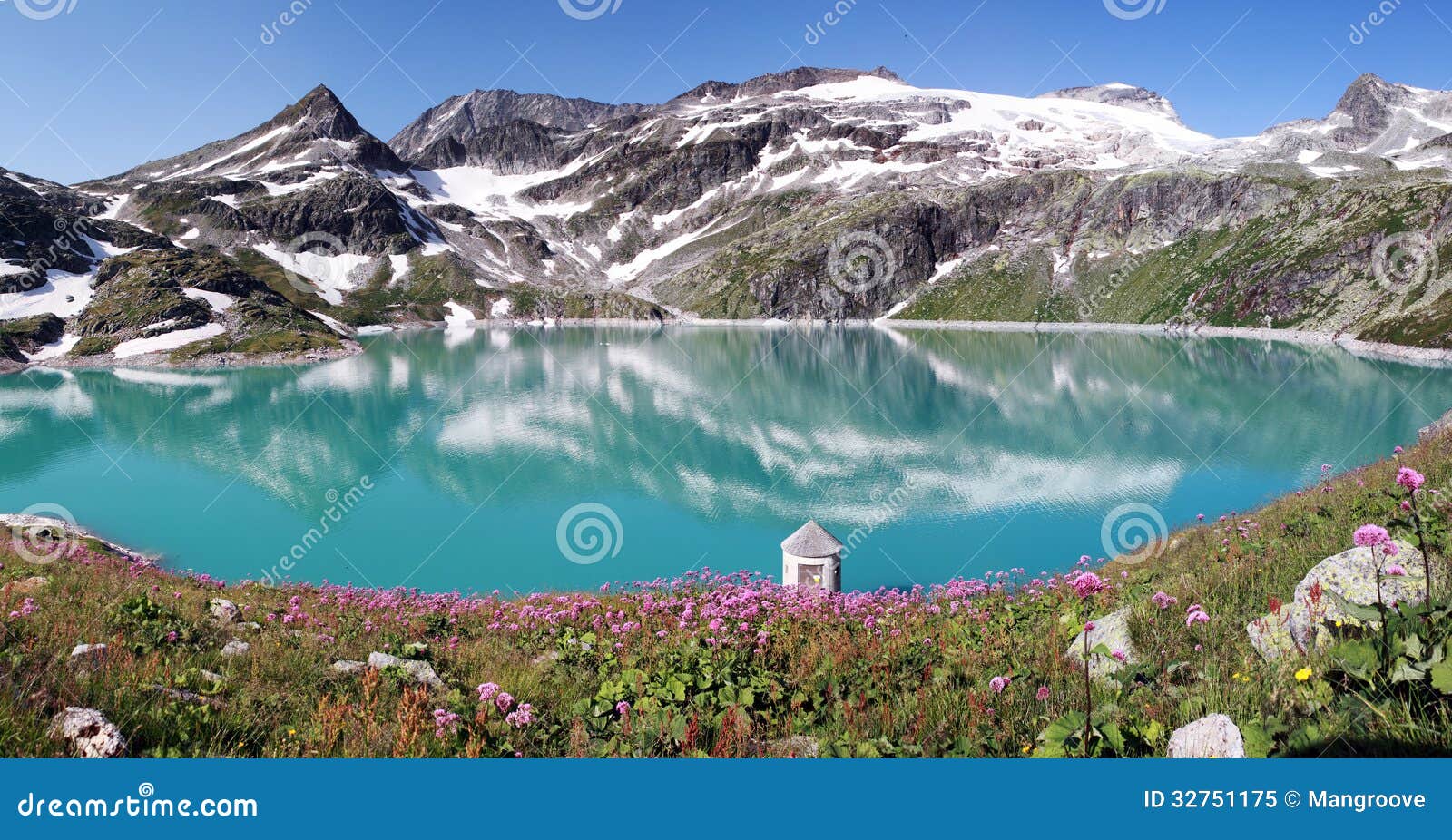 mountain lake in apls, austria