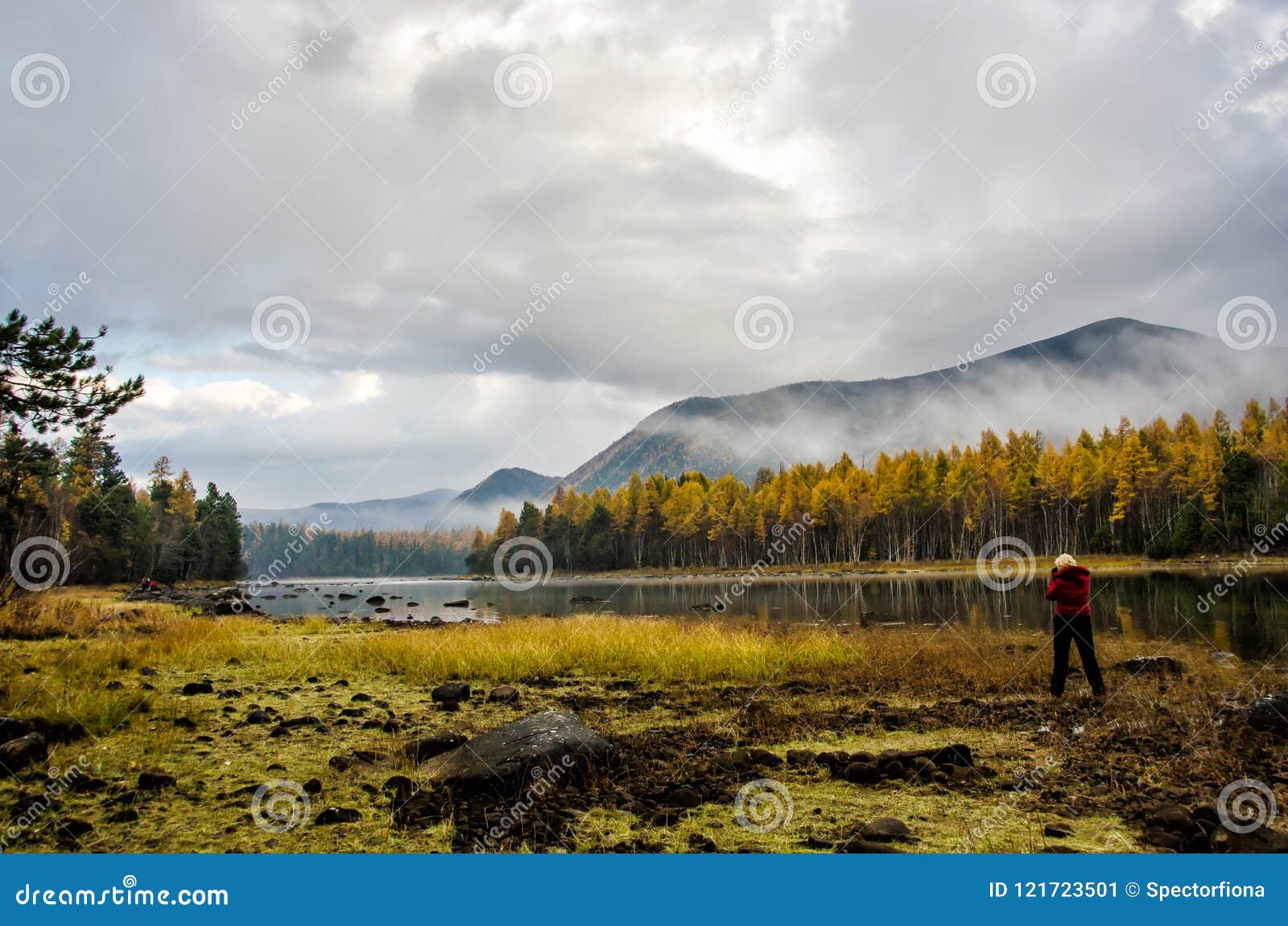 Mountain Lake Russia Siberia Buryatiya Froliha Editorial Photo