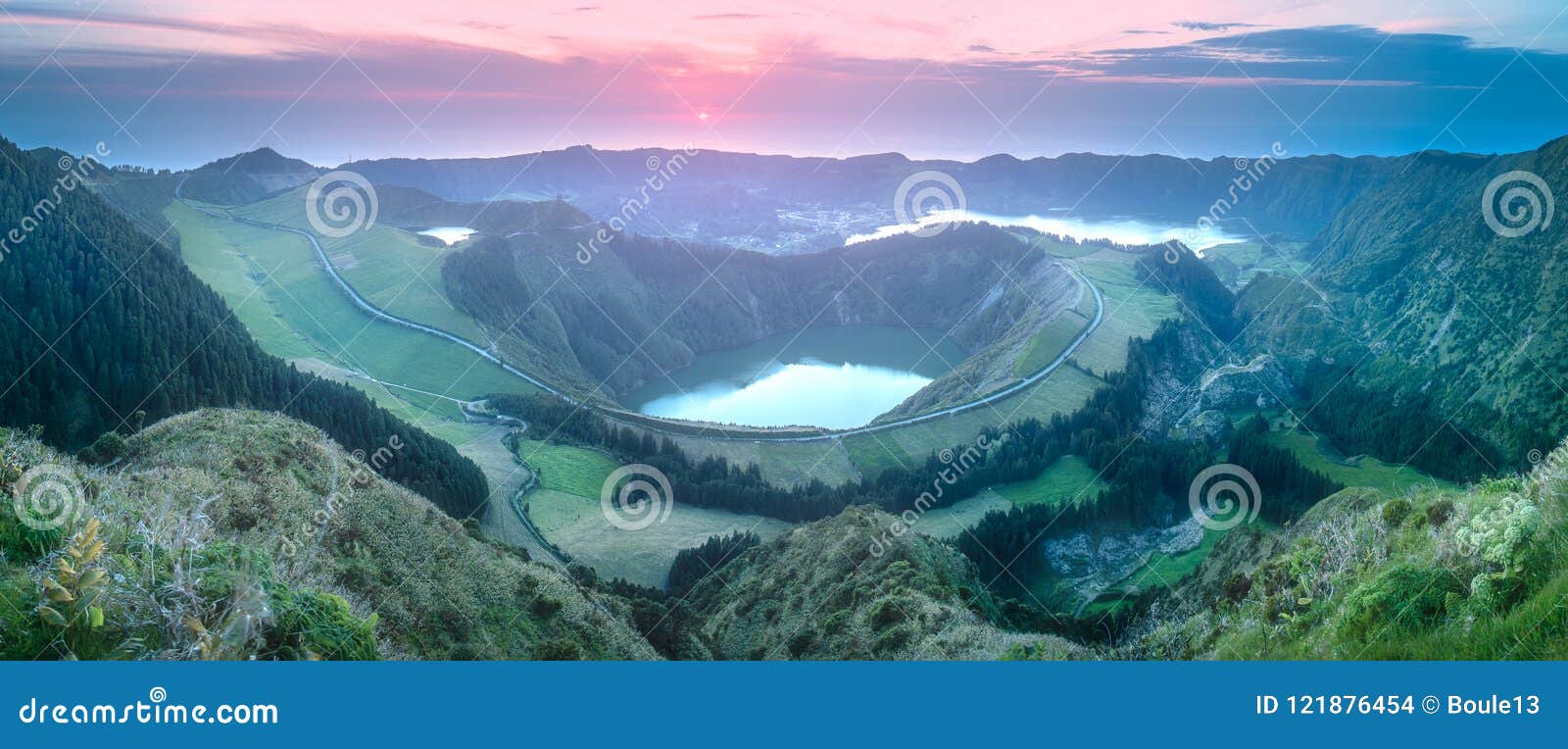 Mountain Landscape Ponta Delgada Island, Azores Stock Photo - Image of
