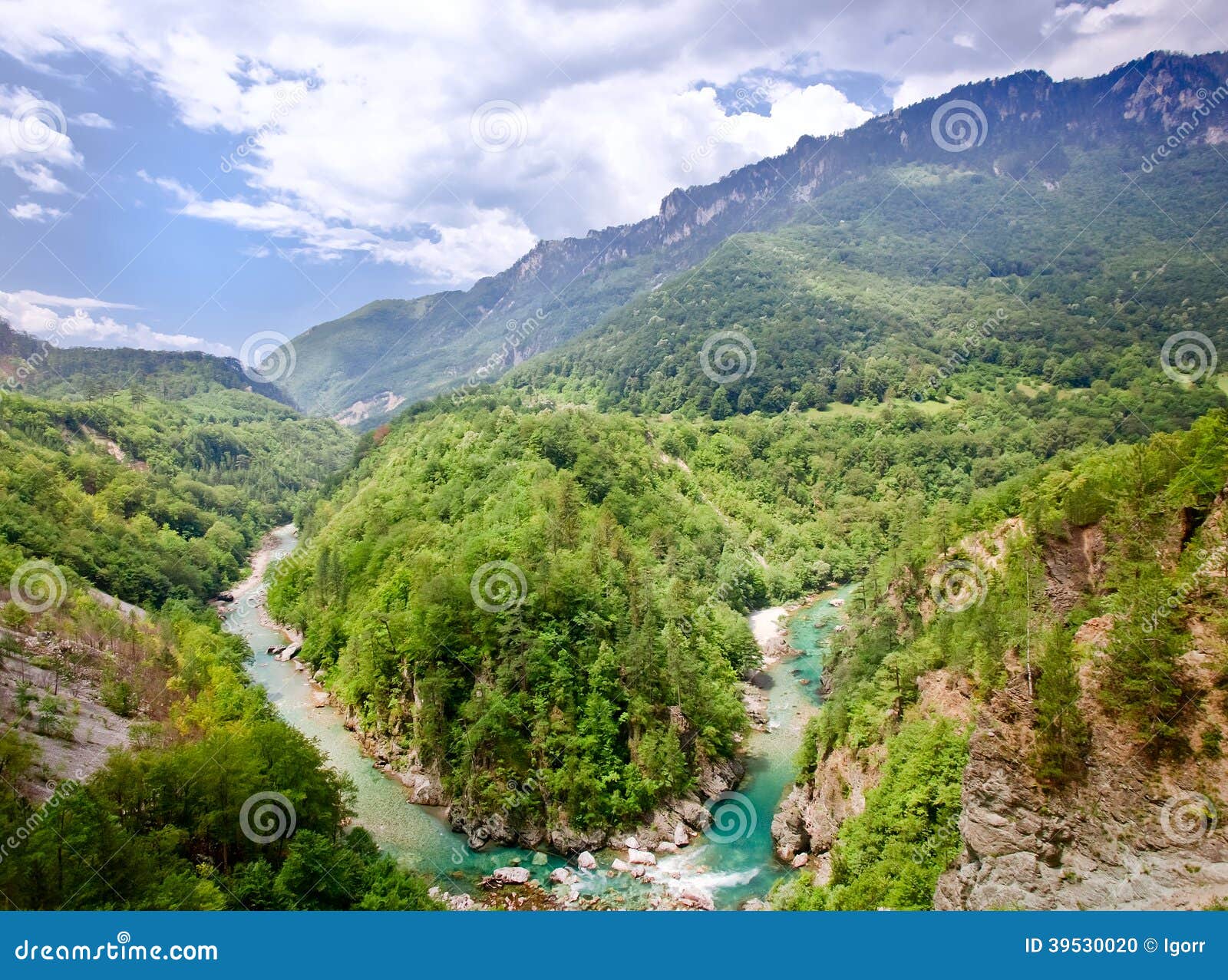 Mountain Landscape, Montenegro Stock Photo - Image of country, blue ...