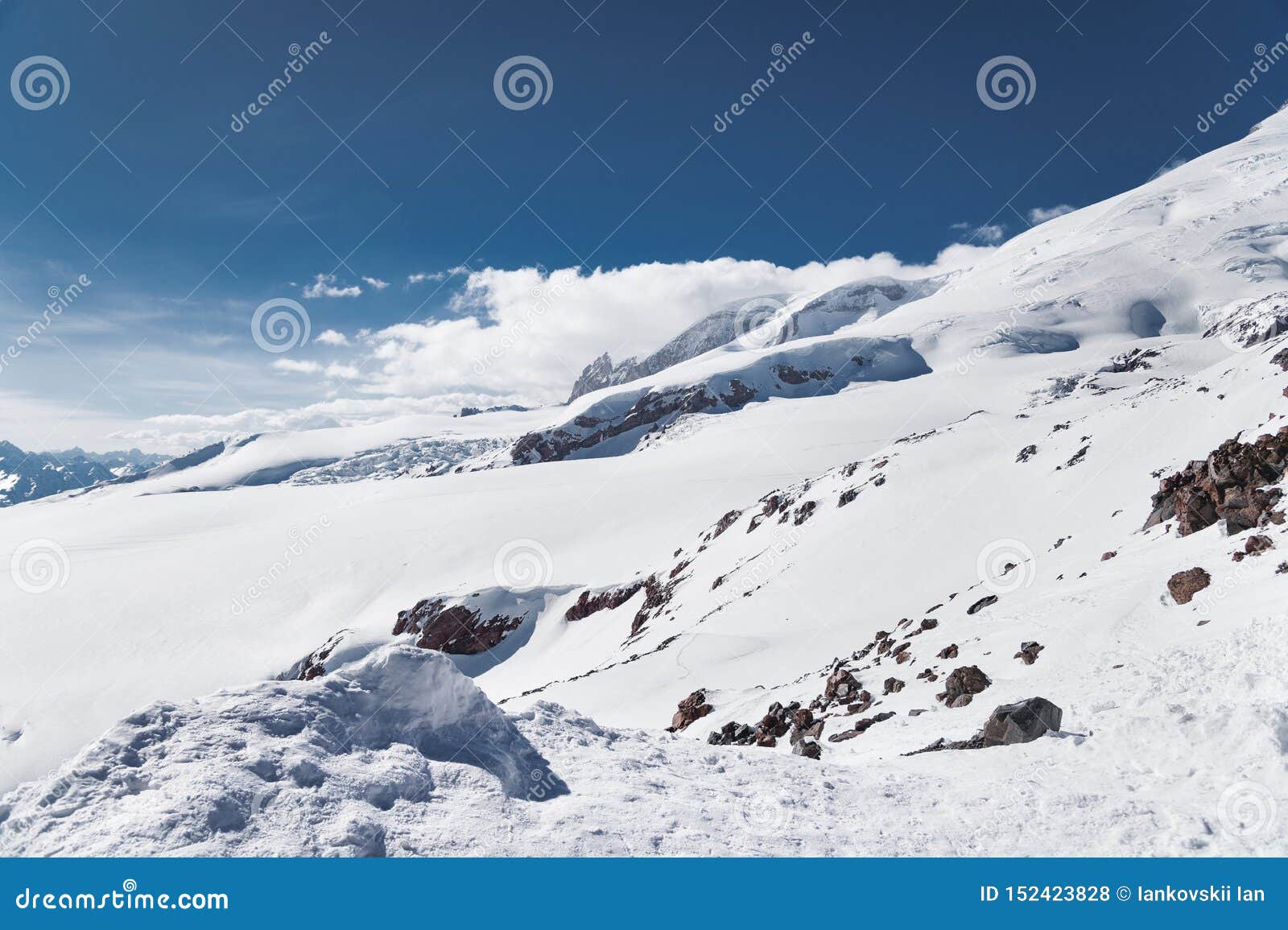 snowy mountain top