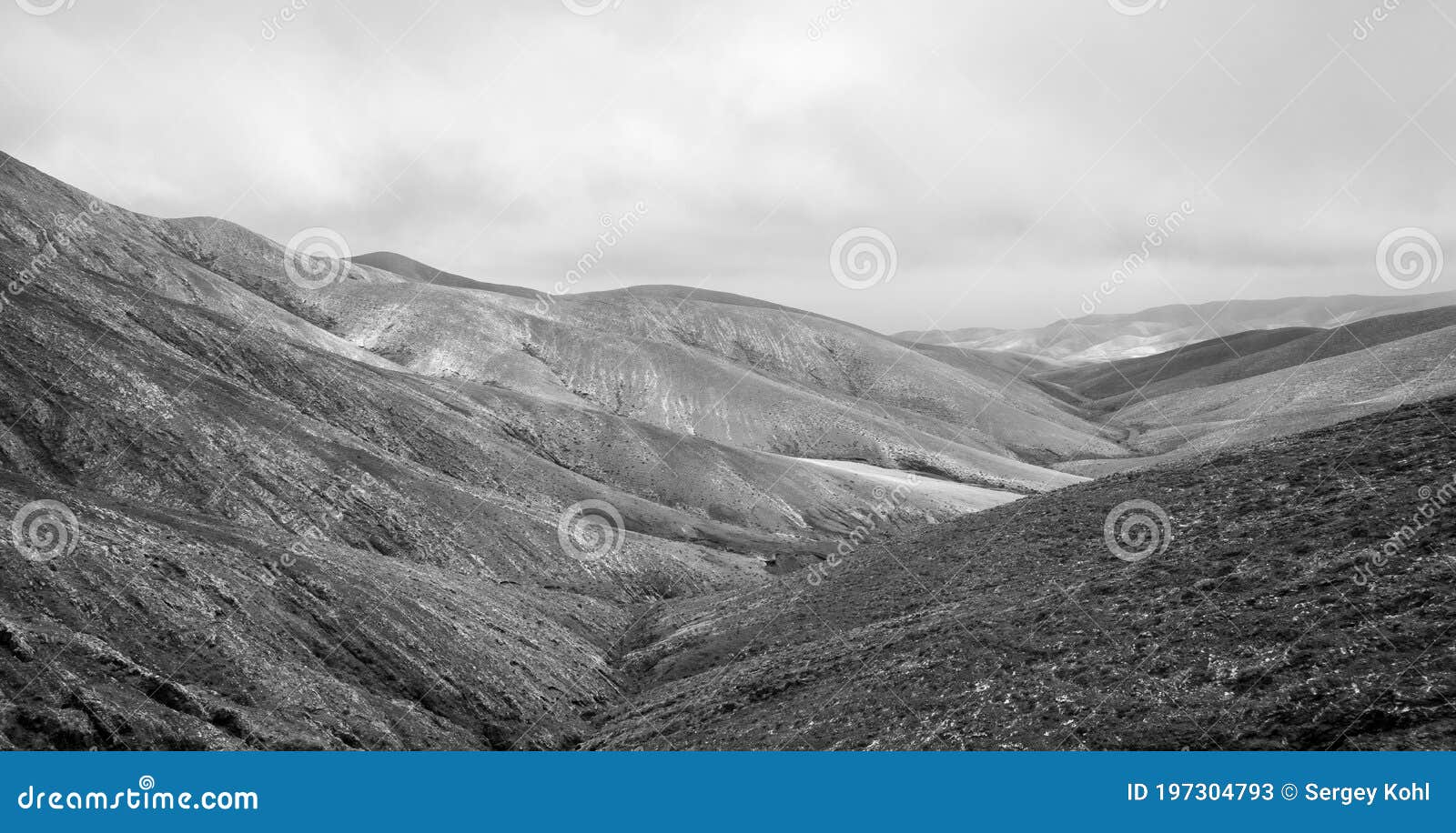 mountain landscape. fuerteventira. canary islands. spain