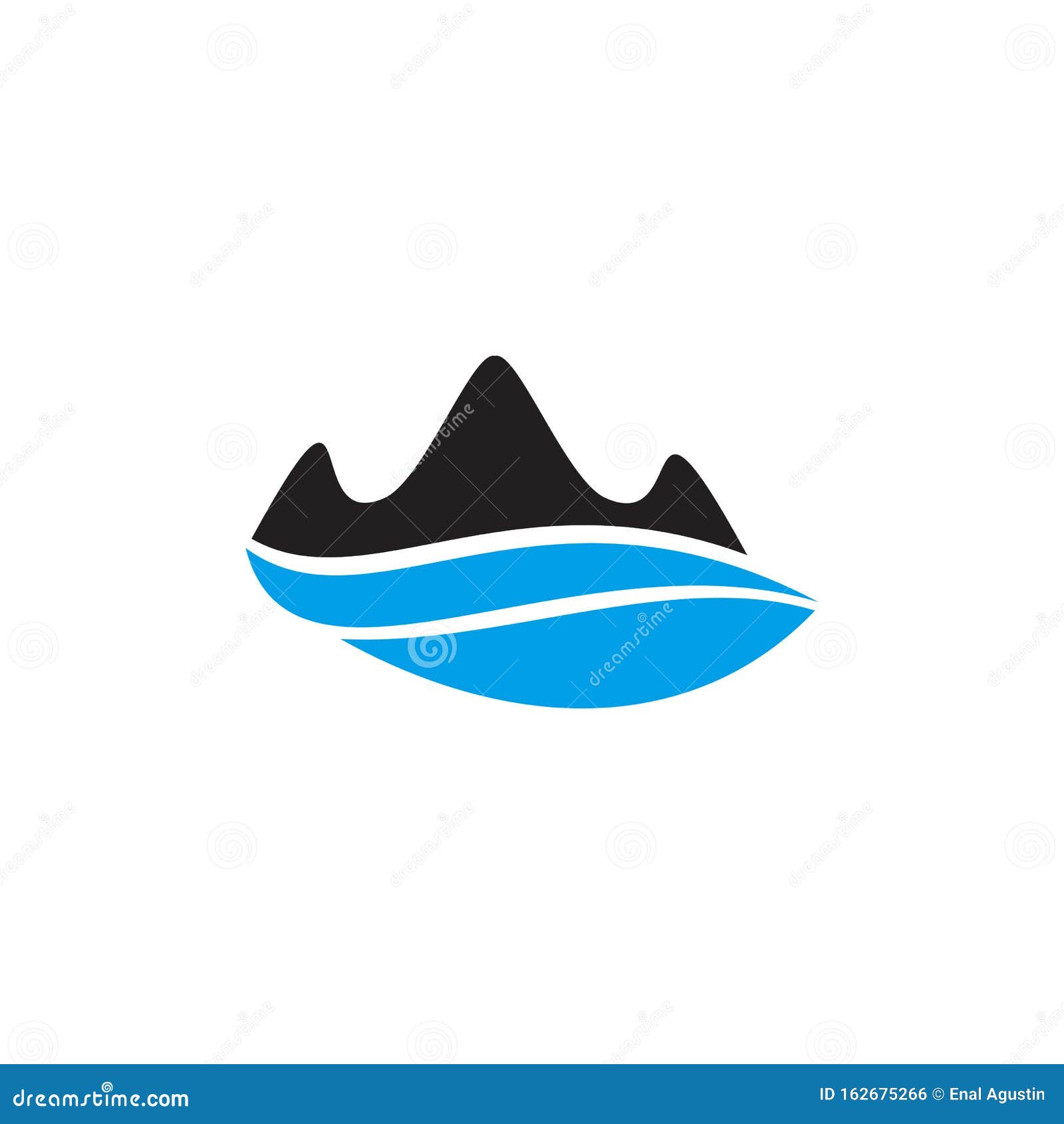 Mountain Logo Design Vector Template Stock Vector - Illustration of ...