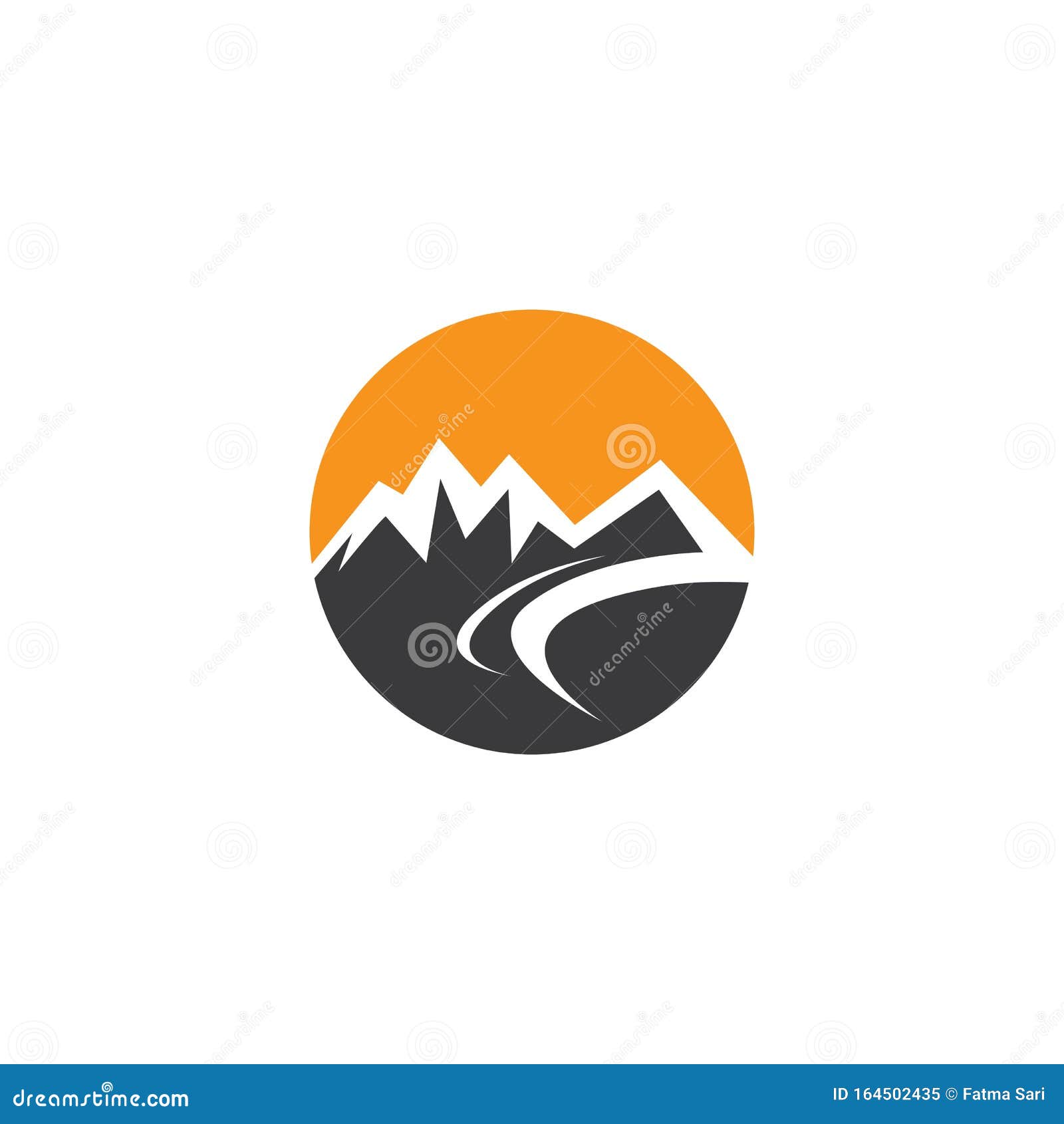 mountain logo template  icon