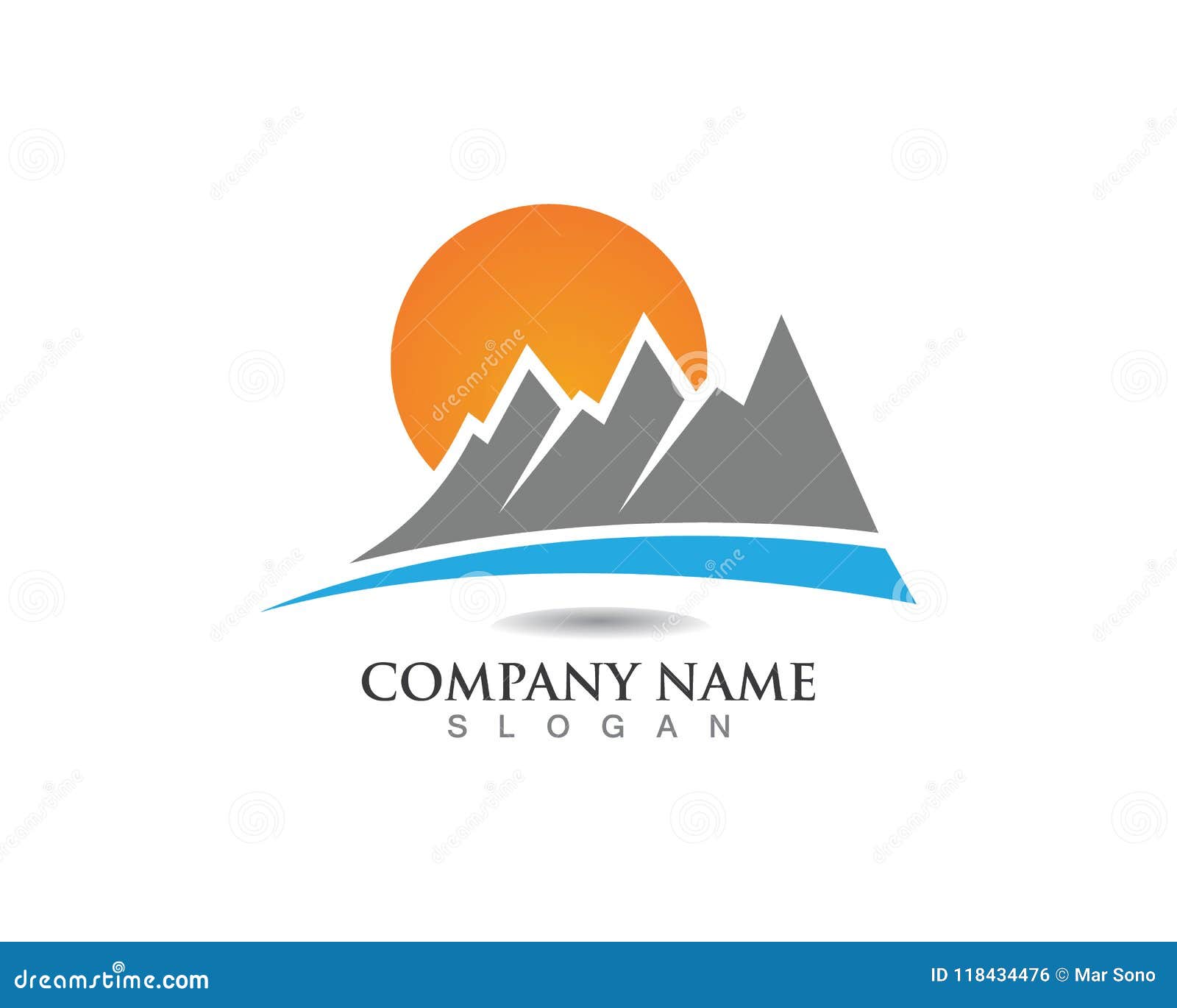 Mountain Logolandscape Logo and Symbols Icons Template Stock Vector ...