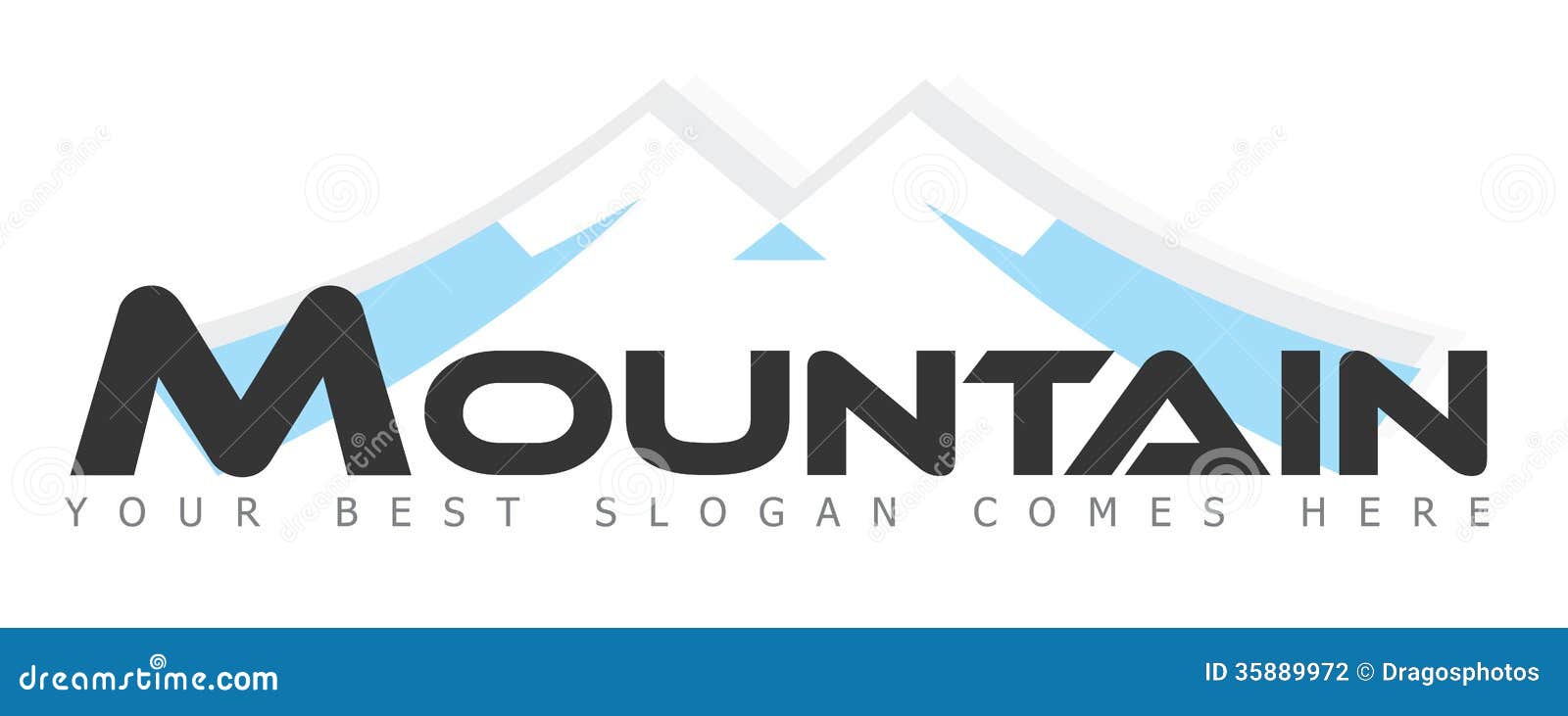 Mountain logo stock vector. Illustration of icon, graphic - 35889972