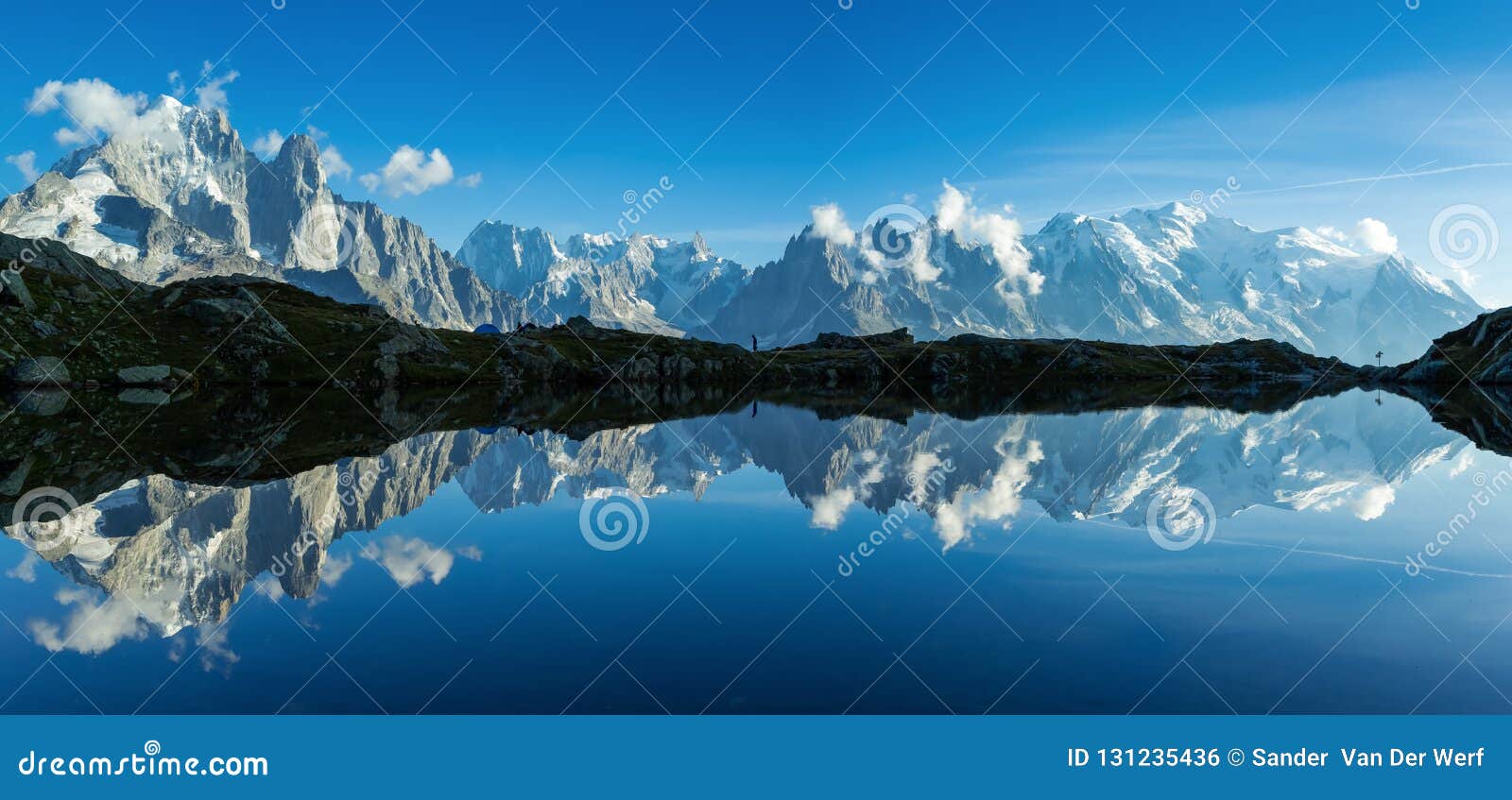 mountain panorama at chamonix