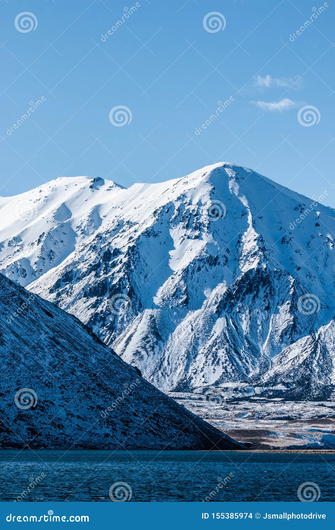 Mountain Peak On Blue Sky Background Snow Capped Mountains Winter Landscape In New Zealand Stock Photo Image Of Mountains Adventure Mountain Peak On Blue Sky Background Snow Capped Mountains Winter Landscape In New Zealand Stock Photo Image Of Mountains Adventure