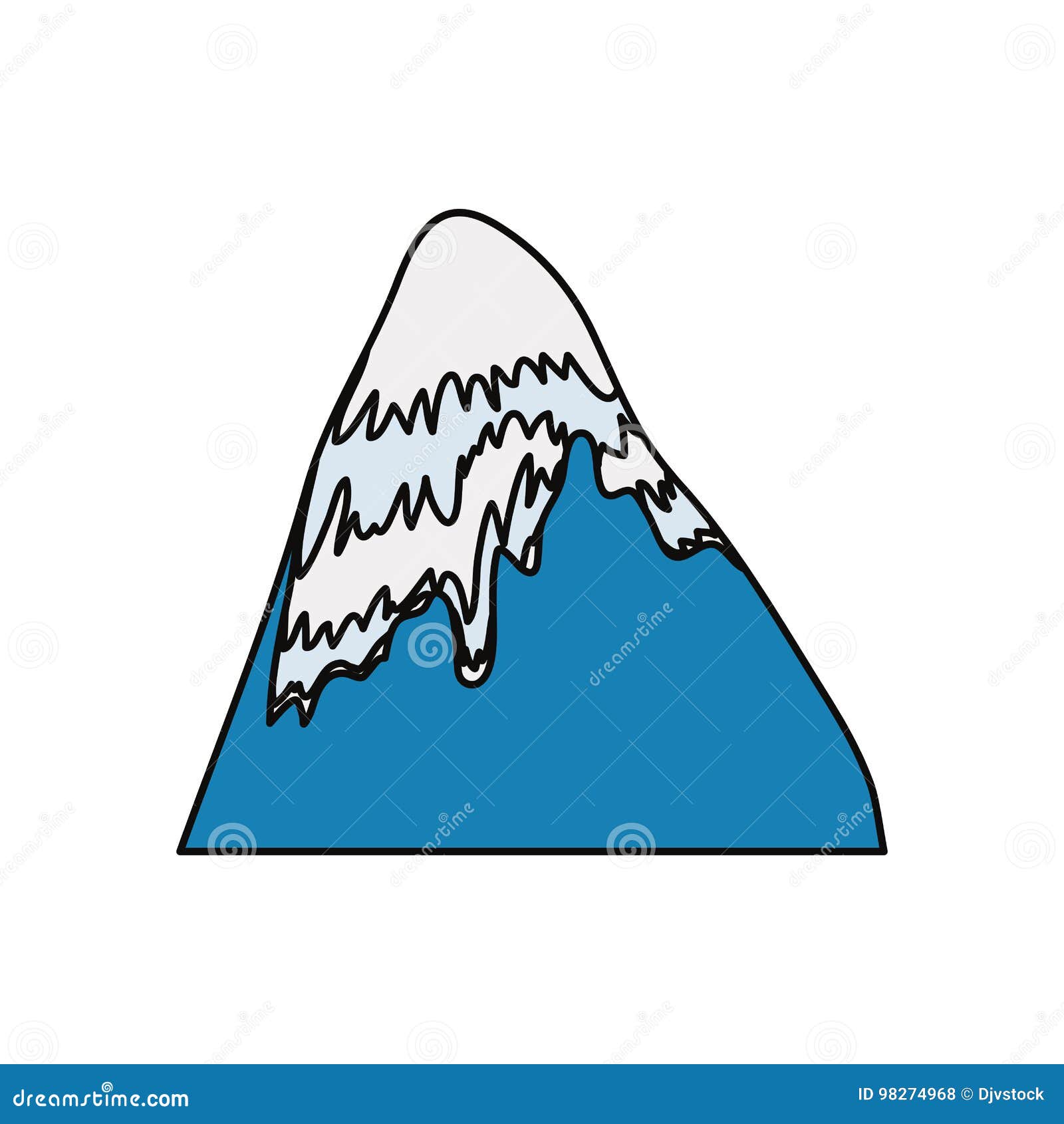 httpsstock illustration mountain peak symbol icon vector illustration graphic design image98274968