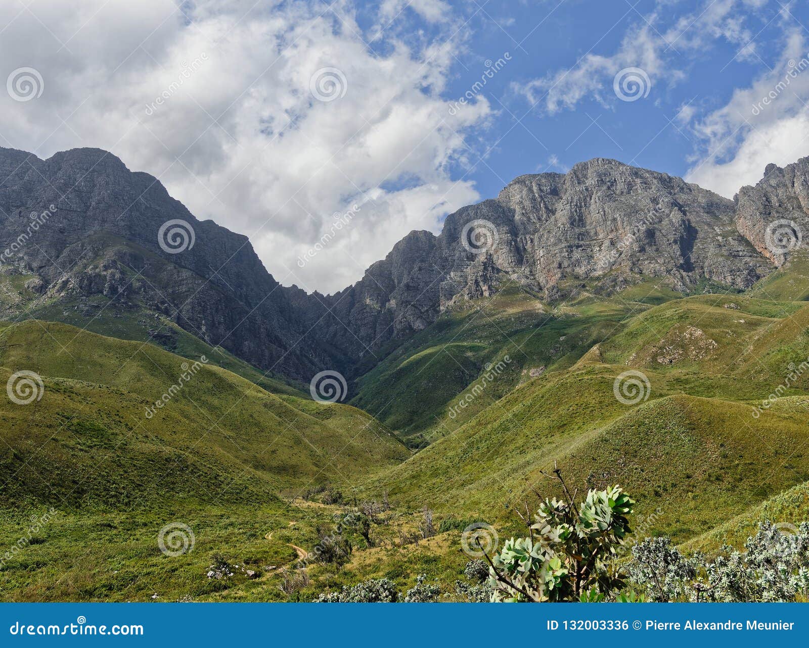 Mountain Peaks in the Clouds Stock Photo - Image of hiking, backdrop ...