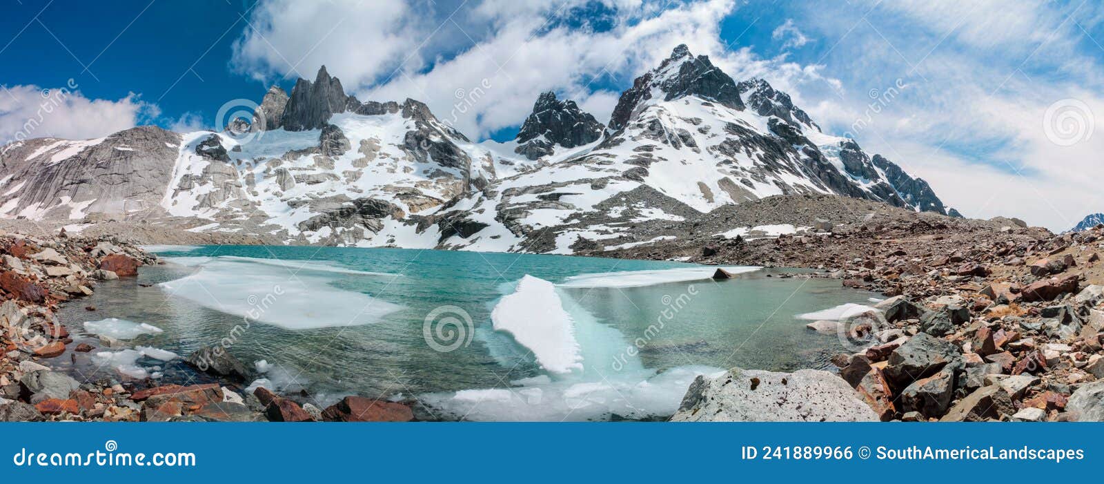 mountain peaks torres del avellano in patagonia, chile