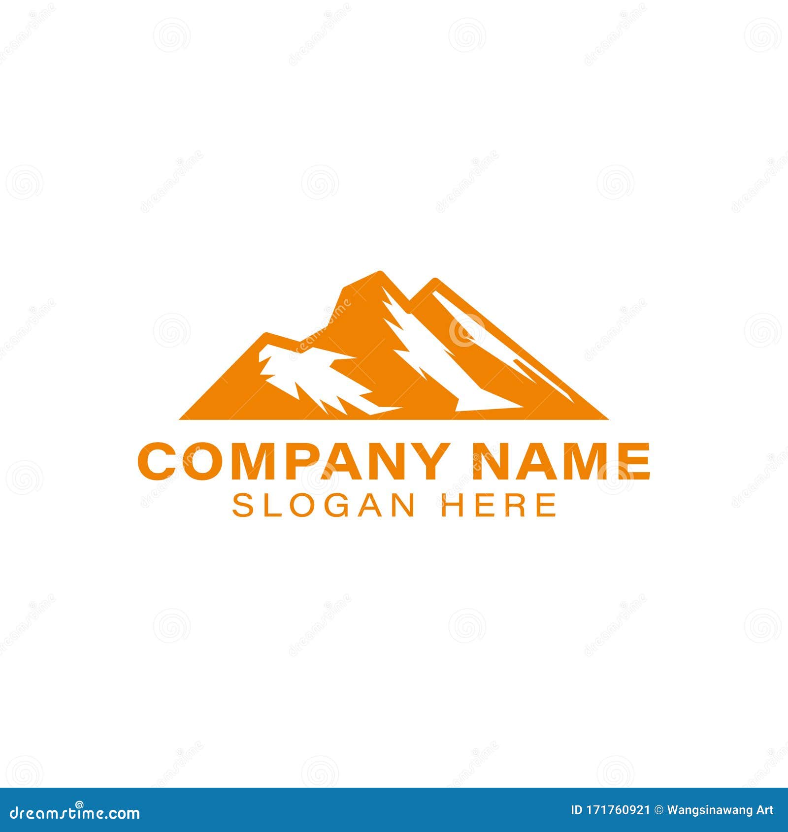 Mountain Peek. Adventure Logo Ideas. Inspiration Logo Design. Template ...