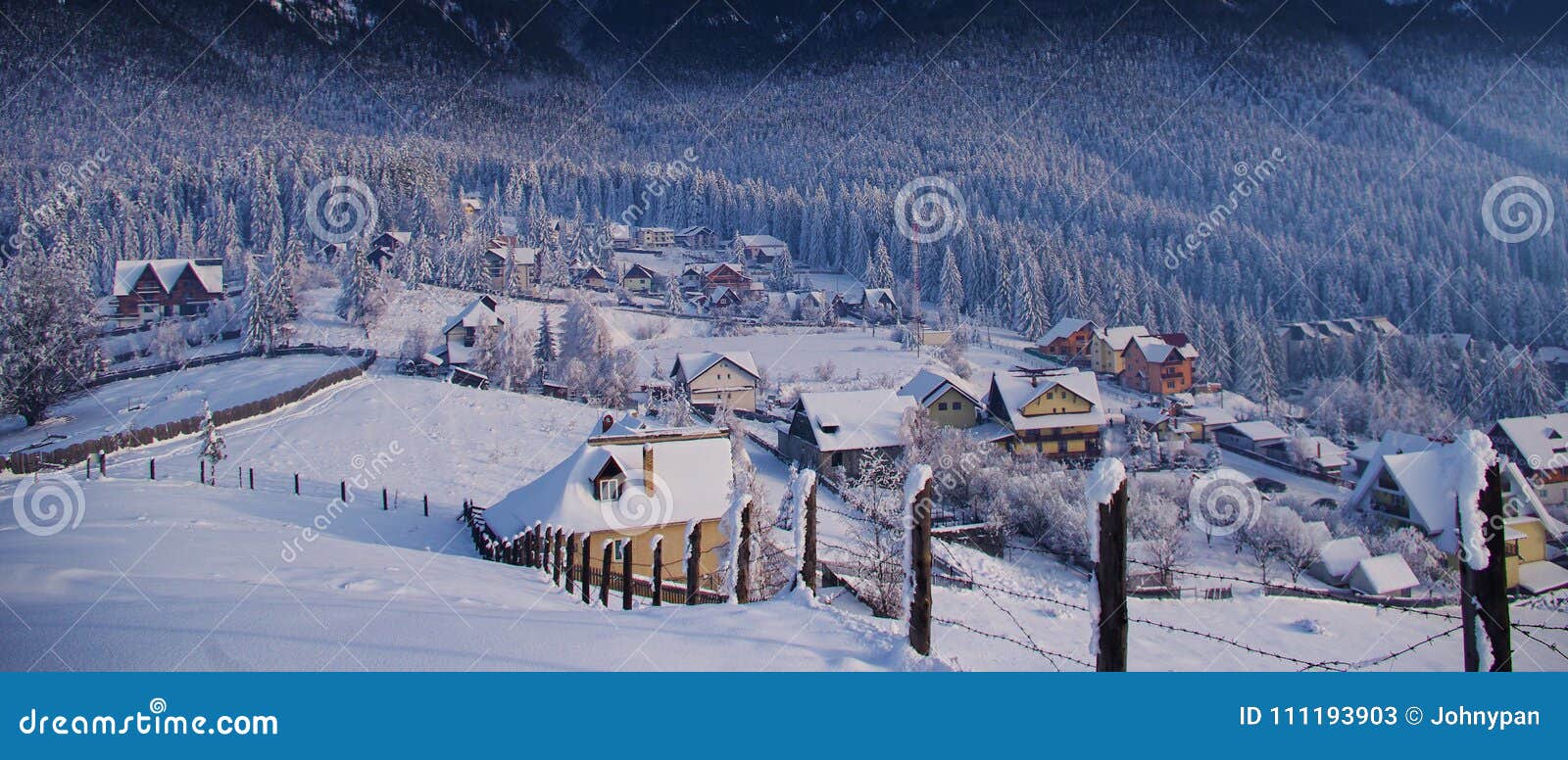Mountain Resort in Romanian Carpathians Stock Image Image of building