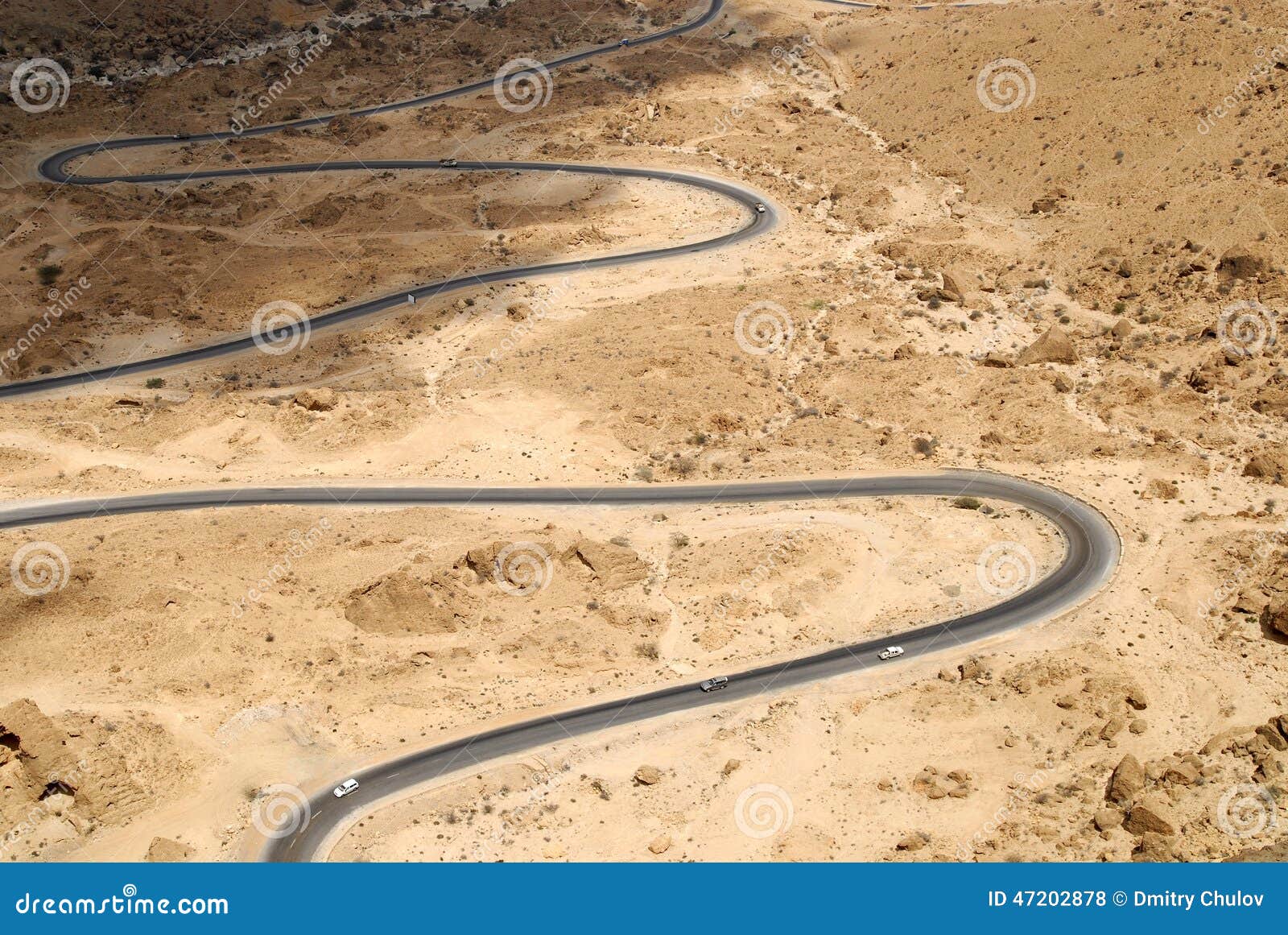 mountain road from al mukalla to aden. yemen.
