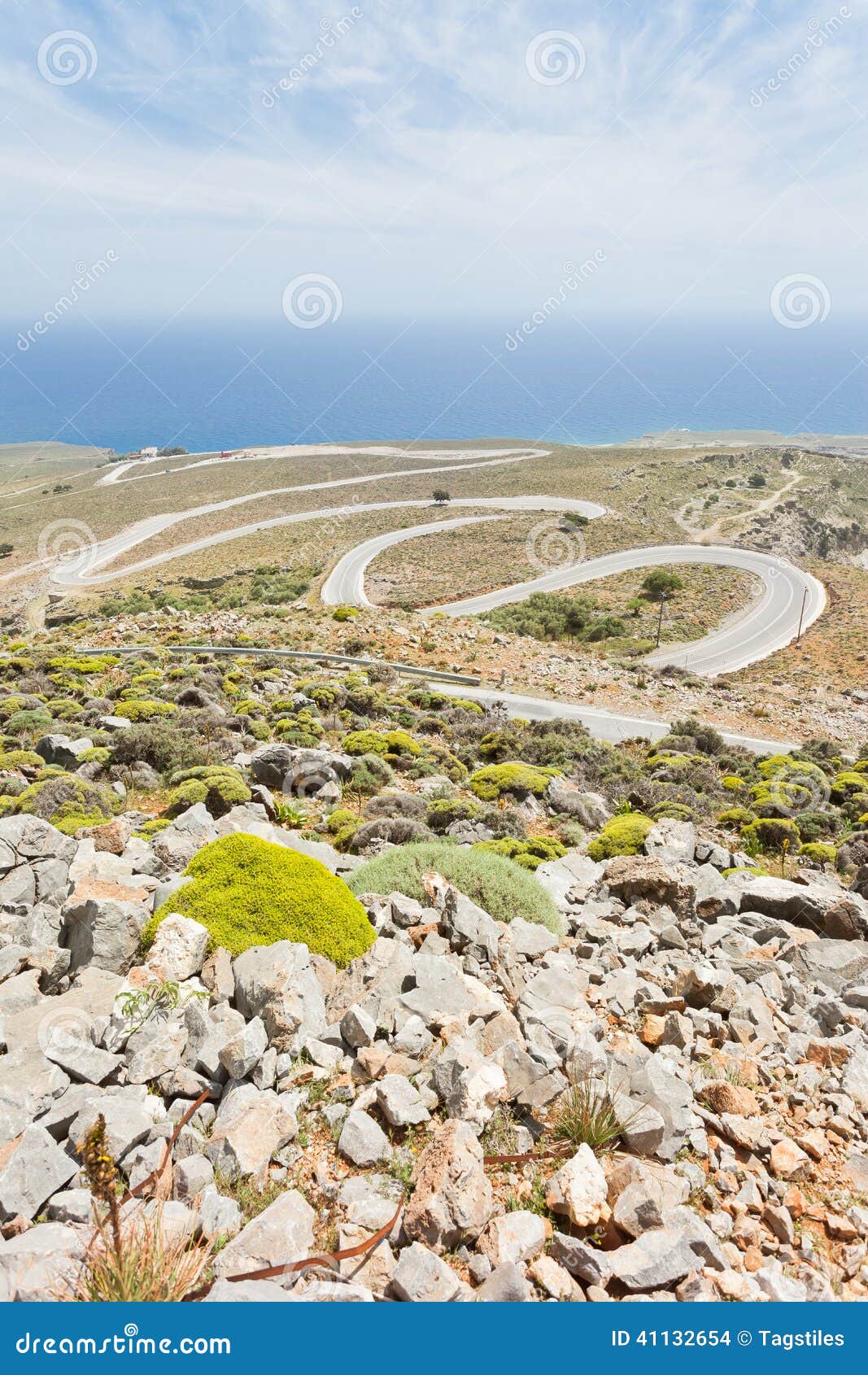 mountain road of imbros