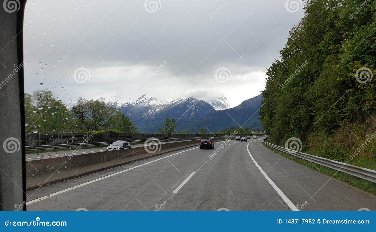 Mountain Road Snow Highway Frozen Editorial Photography Image of
