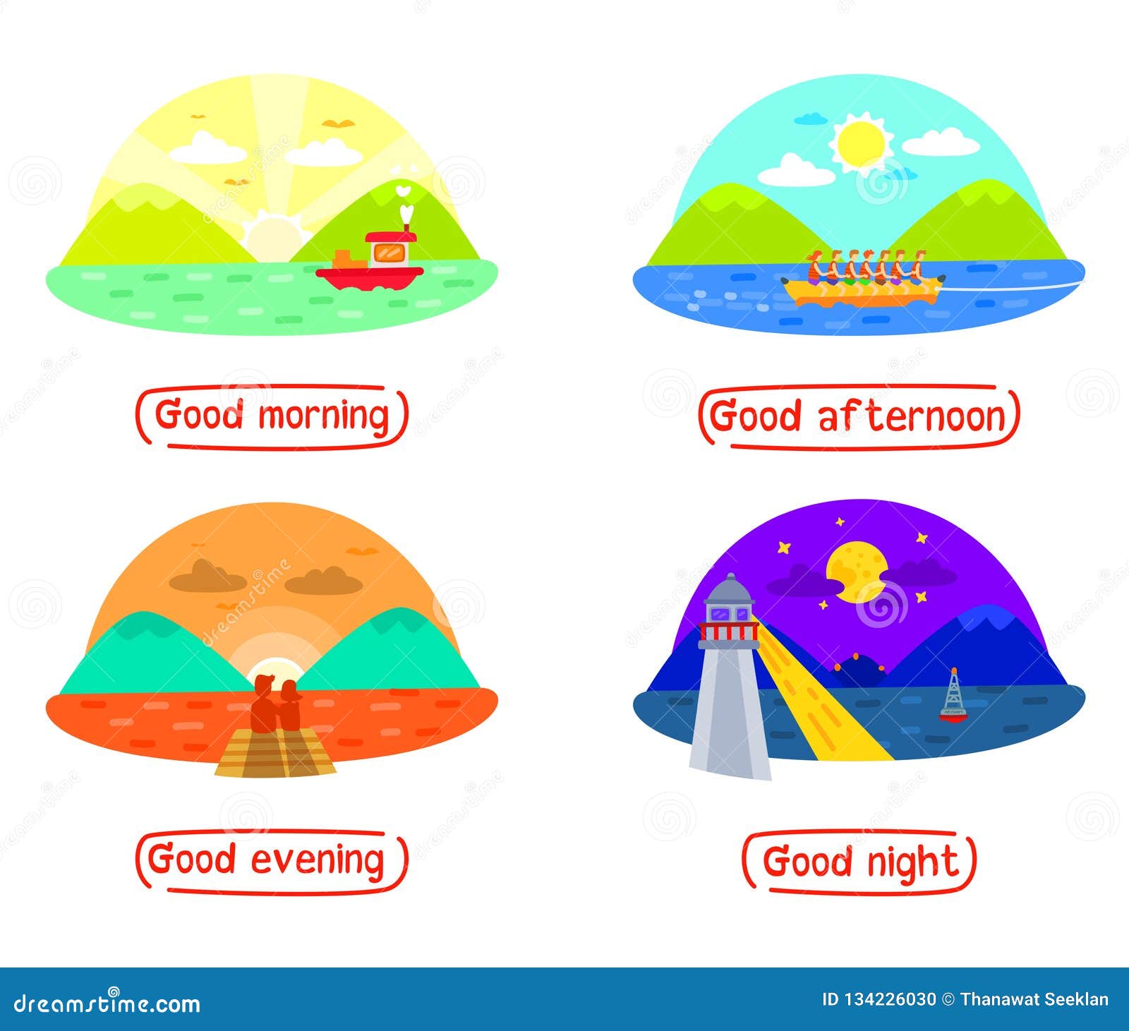 Morning Afternoon Stock Illustrations 7 650 Morning Afternoon Stock Illustrations Vectors Clipart Dreamstime