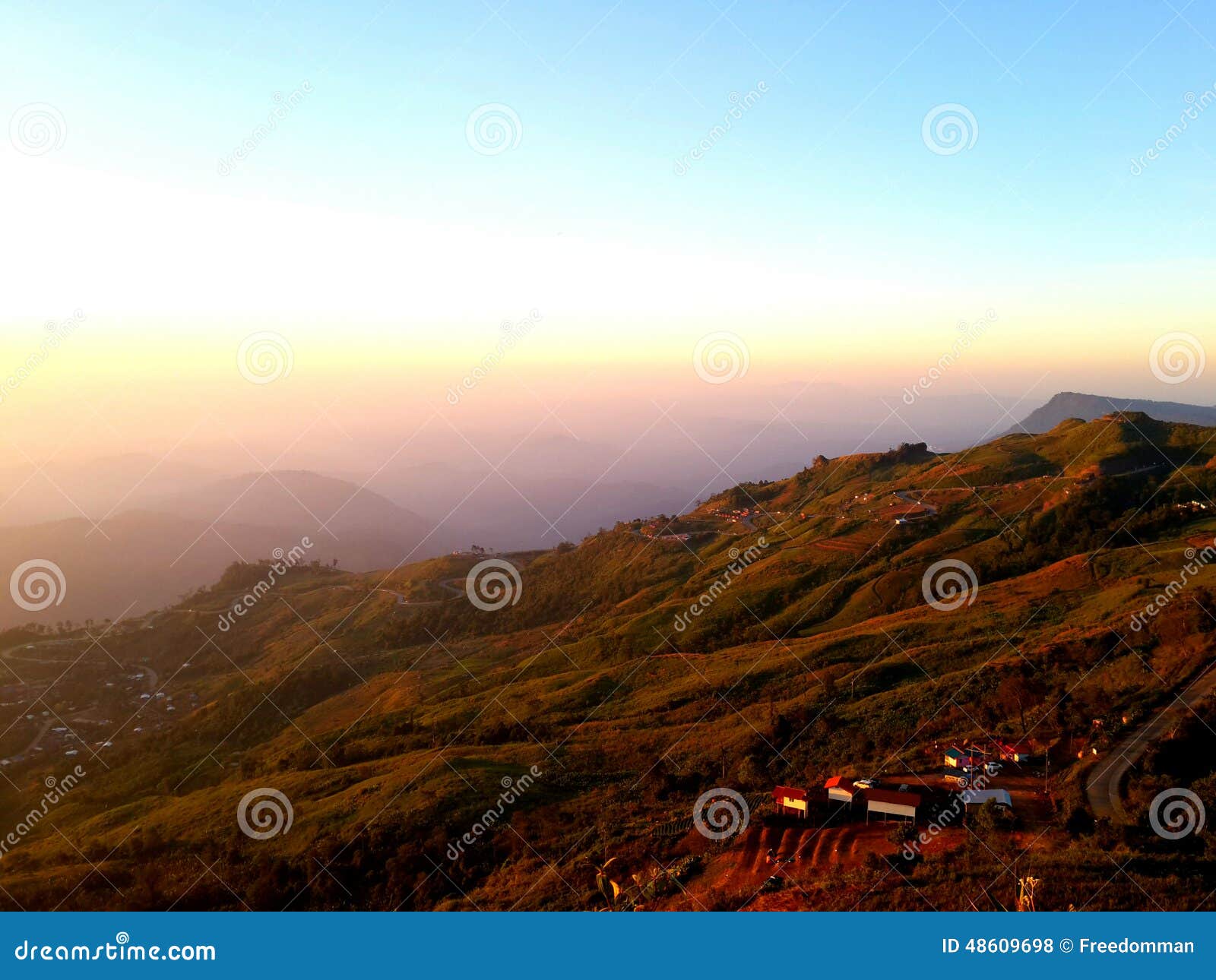 Mountain View au jour de matin