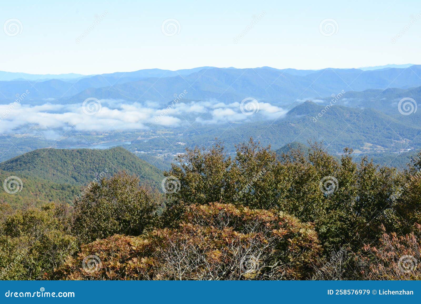 Mountain View from Brasstown Bald Stock Image Image of adventure