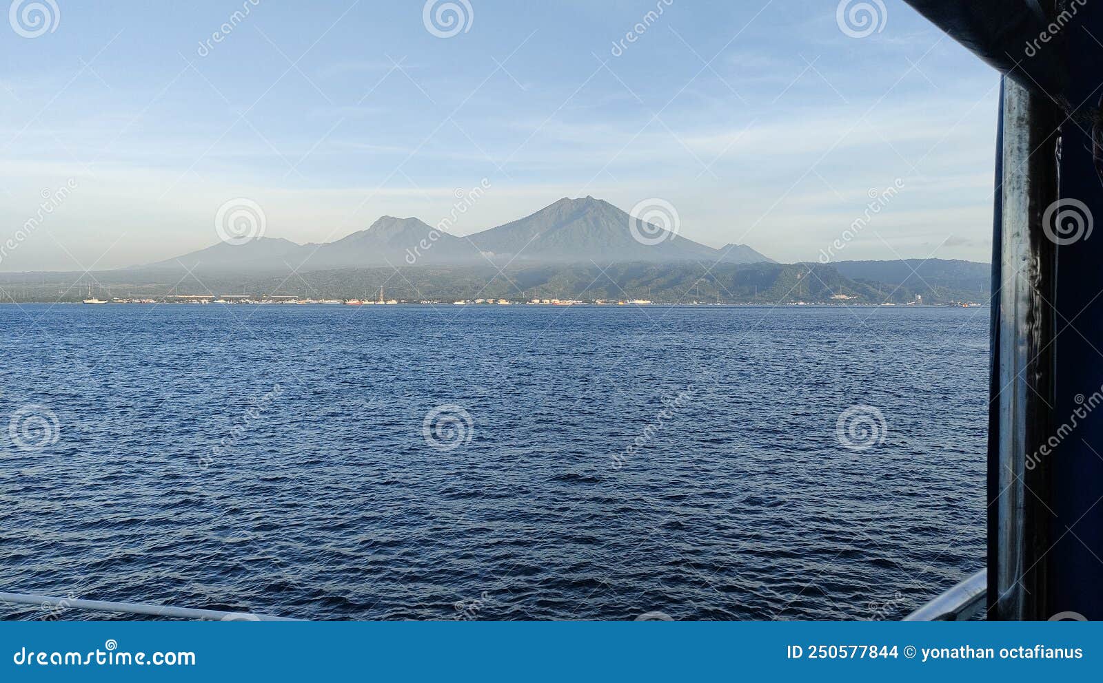 mountain view from the sea happy holliday