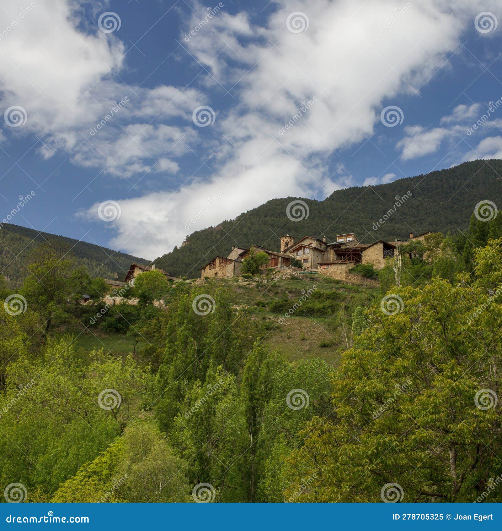 the village of ars in the national park of alt pirineu in the catalan pyrenees
