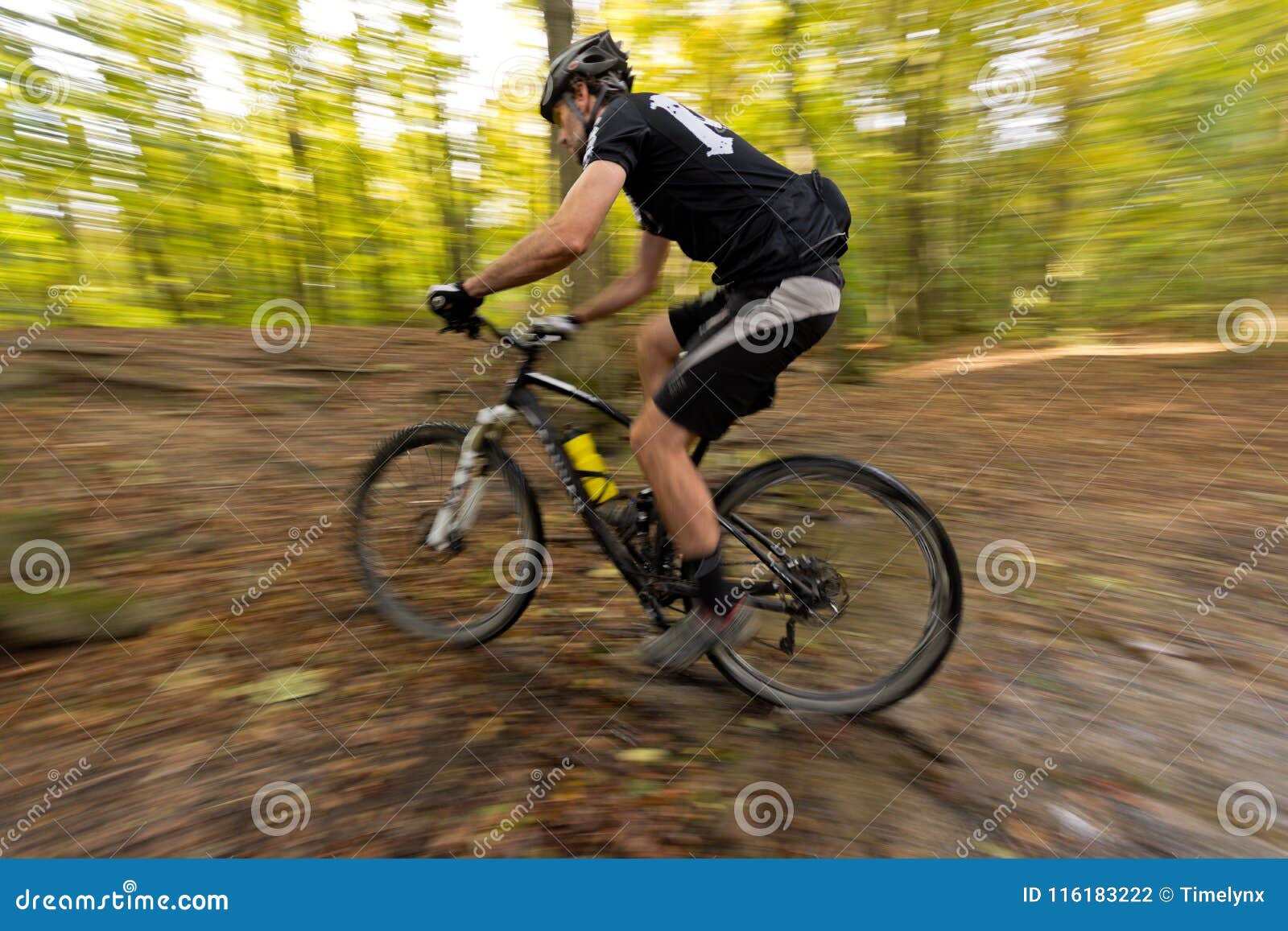 mountain biking in the dark