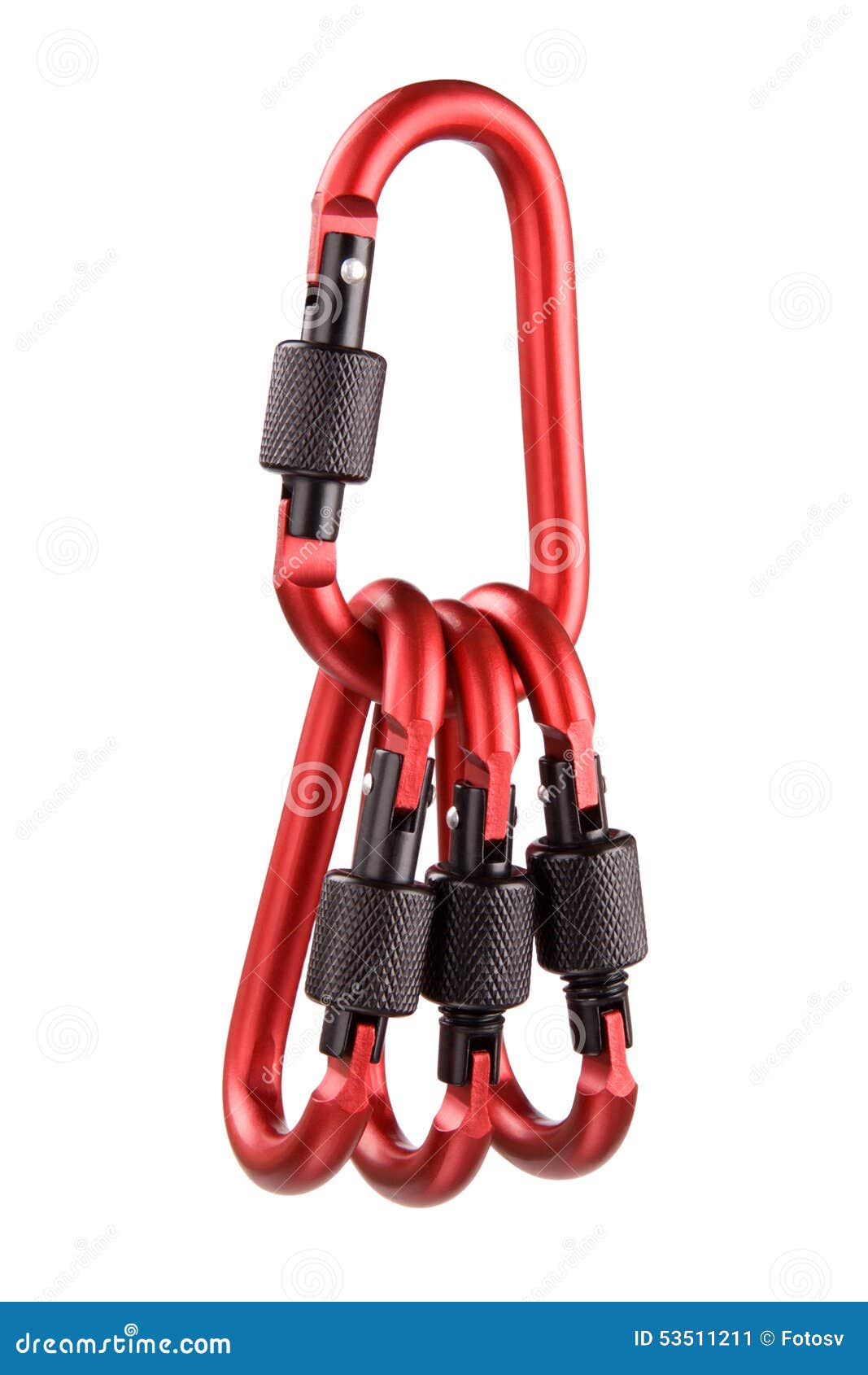 Mountaineering carabiner stock image. Image of rescue 53511211