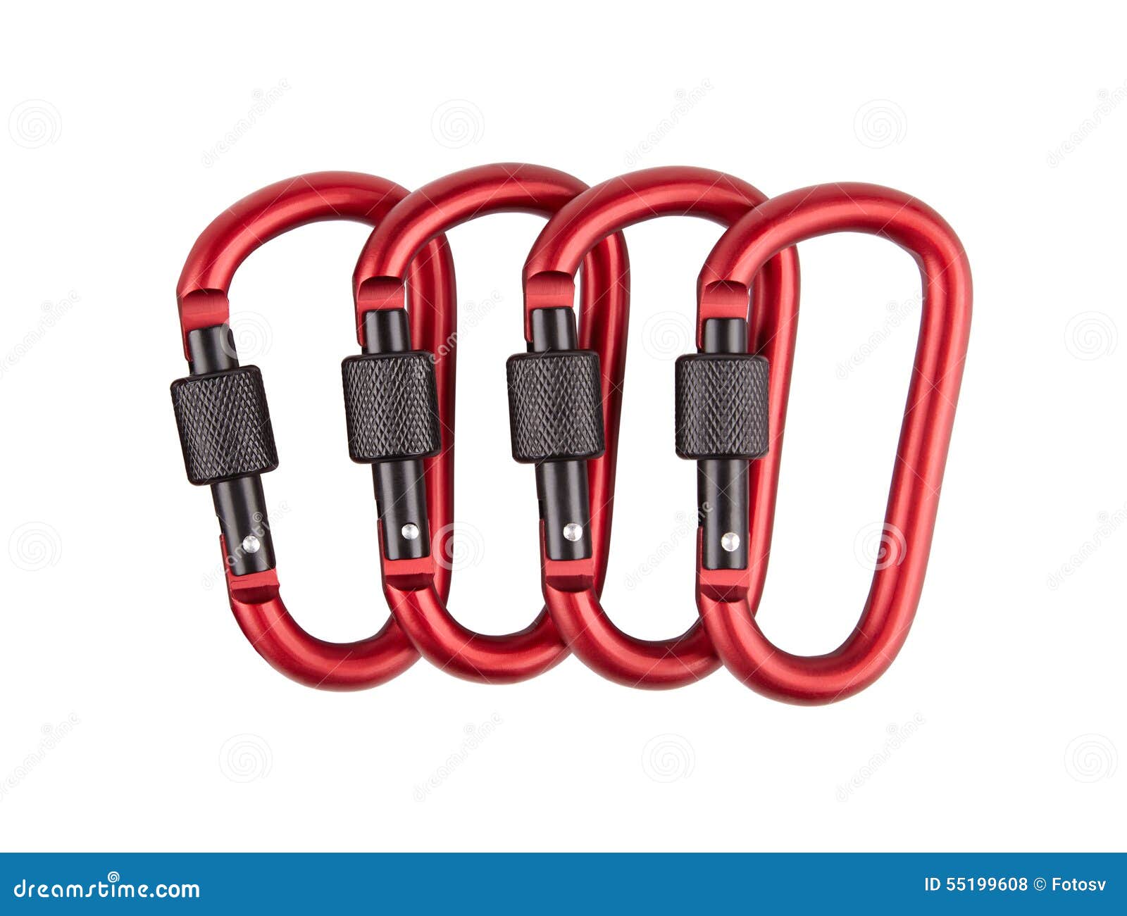 Mountaineering carabiner stock photo. Image of closeup 55199608