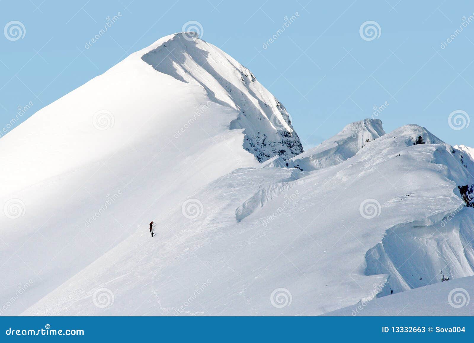 mountaineering in swiss alps
