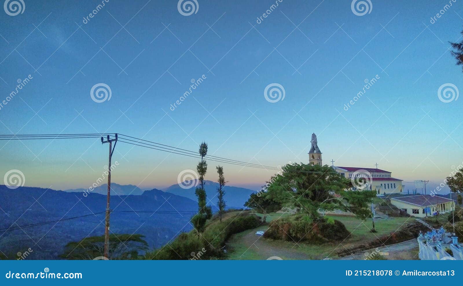 mountainous view in letefoho, timor-leste