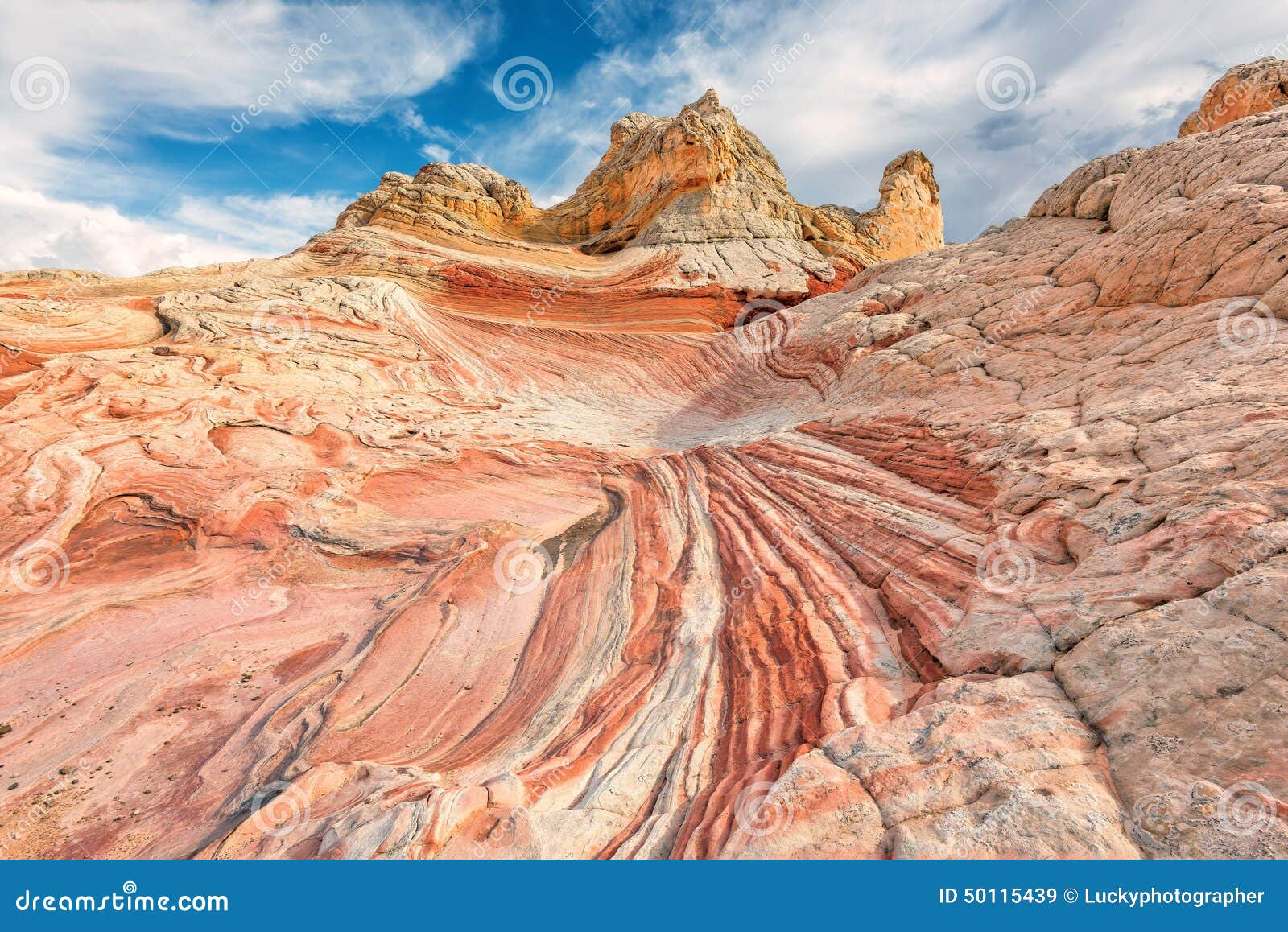 mountains from colored sandstone, white pocket area of vermilion cliffs national monument
