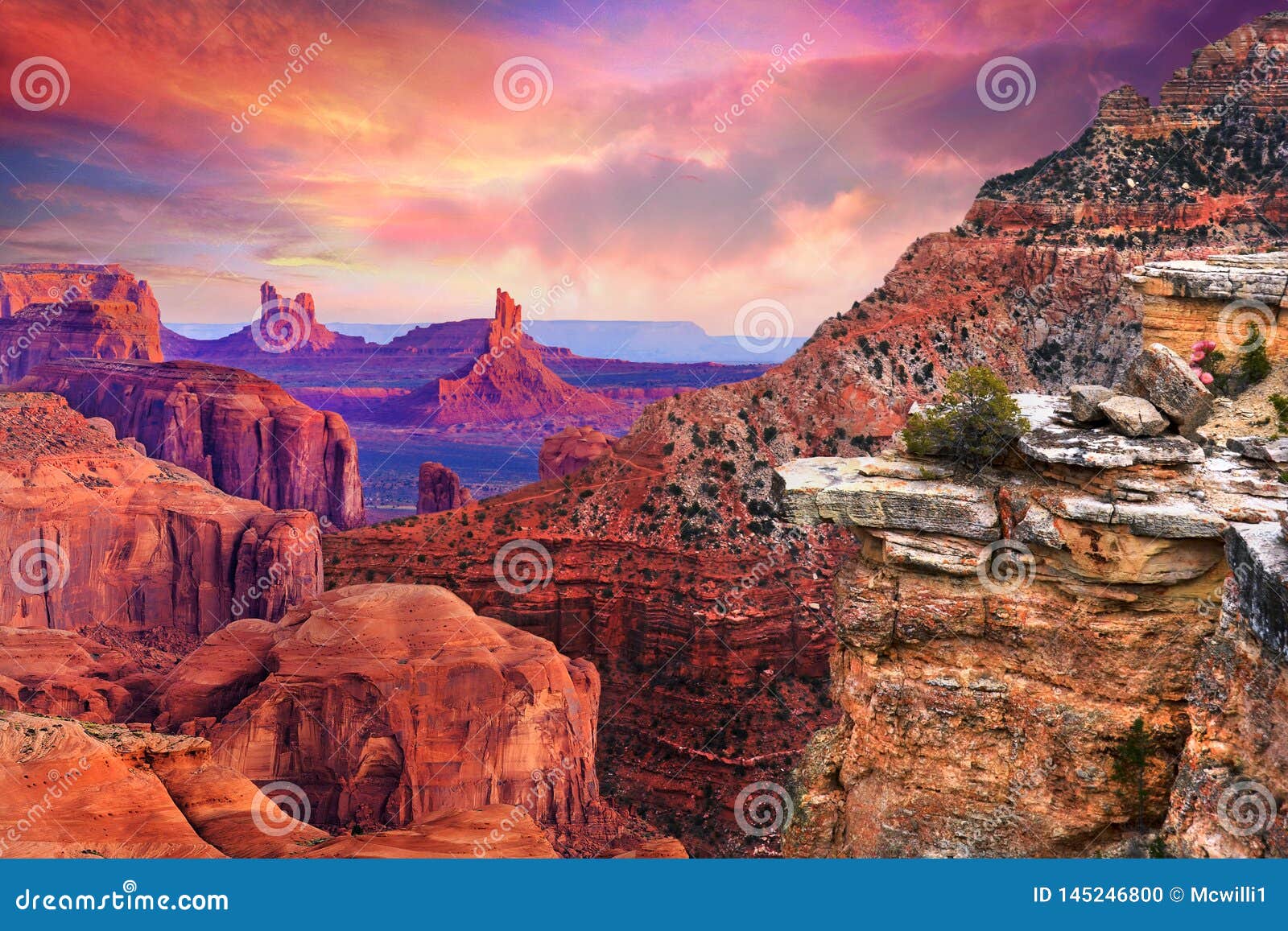 mountains in the grand canyon national park arizona