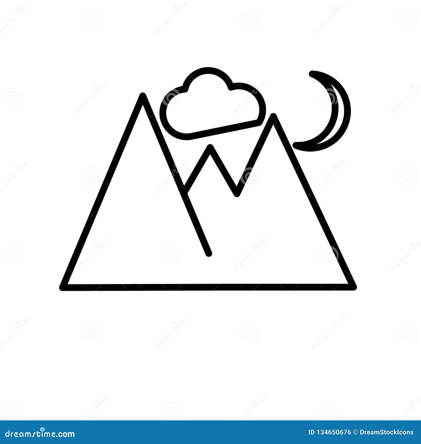 Free Free Mountain Outline Svg 946 SVG PNG EPS DXF File