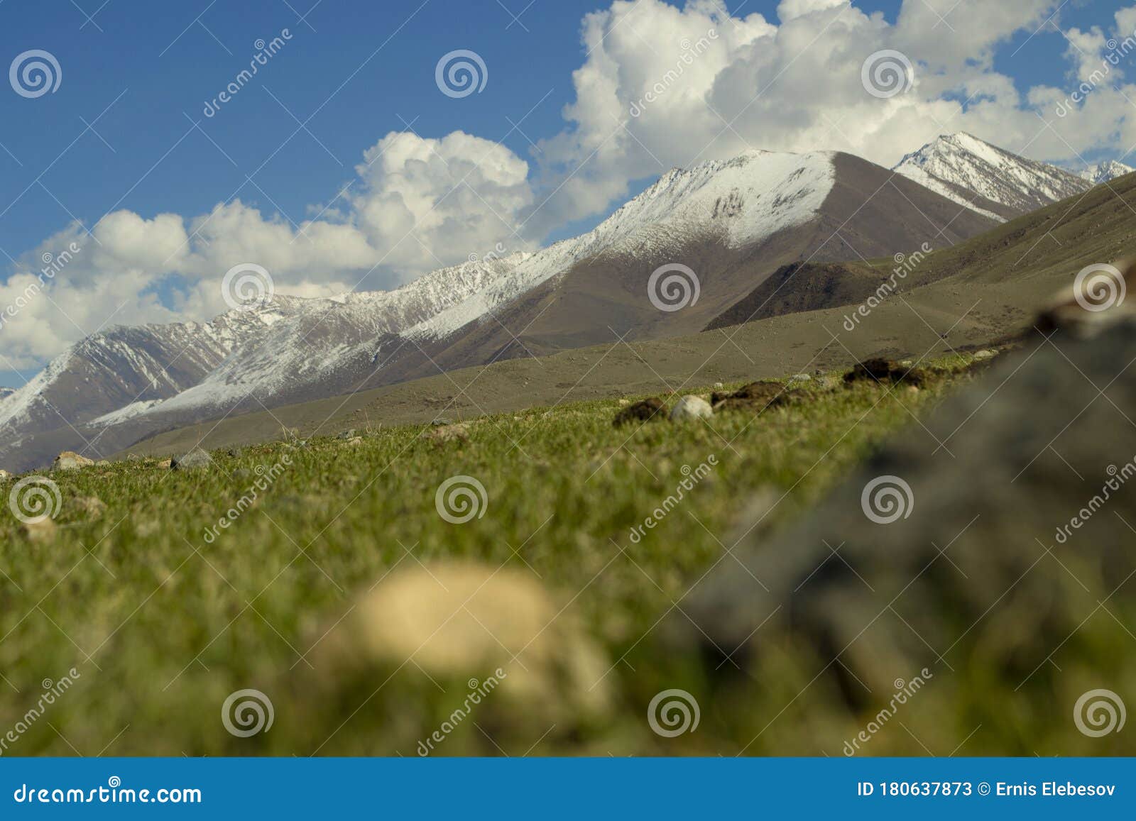 Mountains Issyk Kul Lake Stock Image - Image of beautiful: 180637873