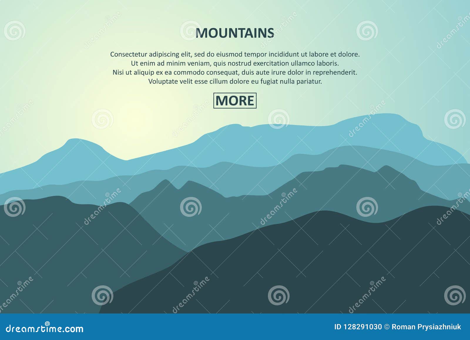  Mountains  Landscape Banner  Mountain  Journey Tourism Concept Template  