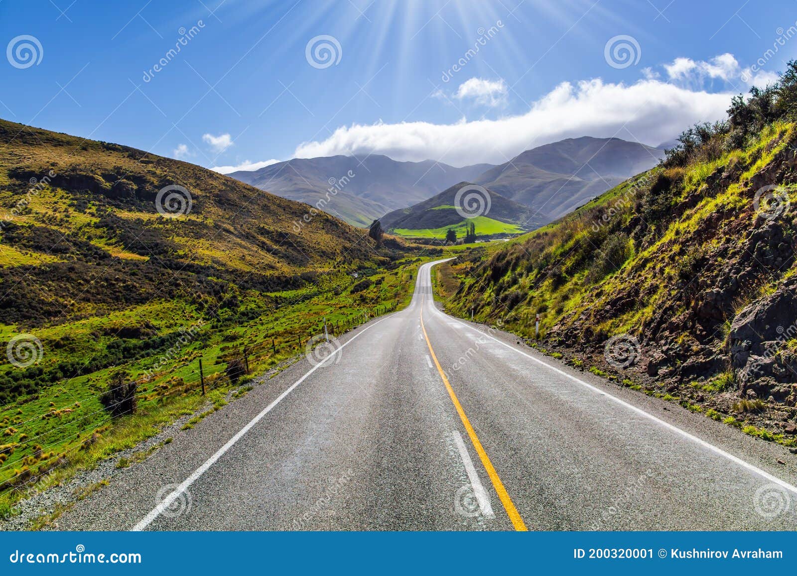 the mountains and meadows