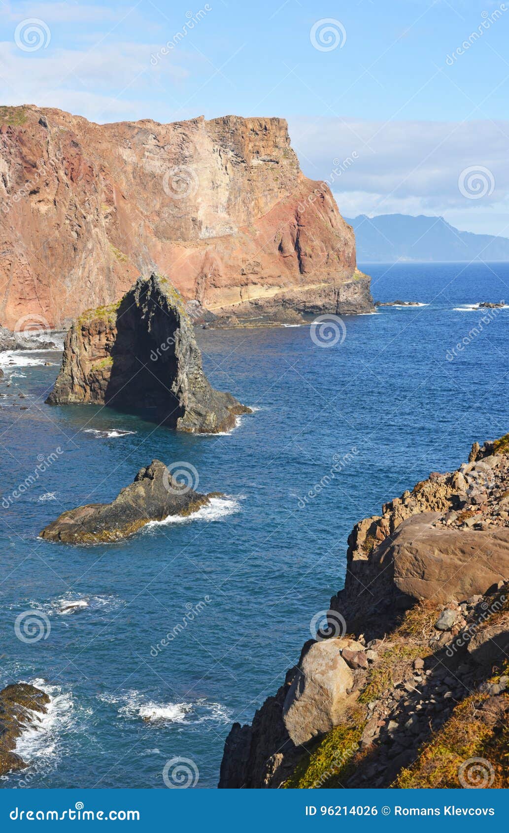 Mountains Near Atlantic Ocean Coasts. Stock Photo - Image of mountains, natural: 96214026