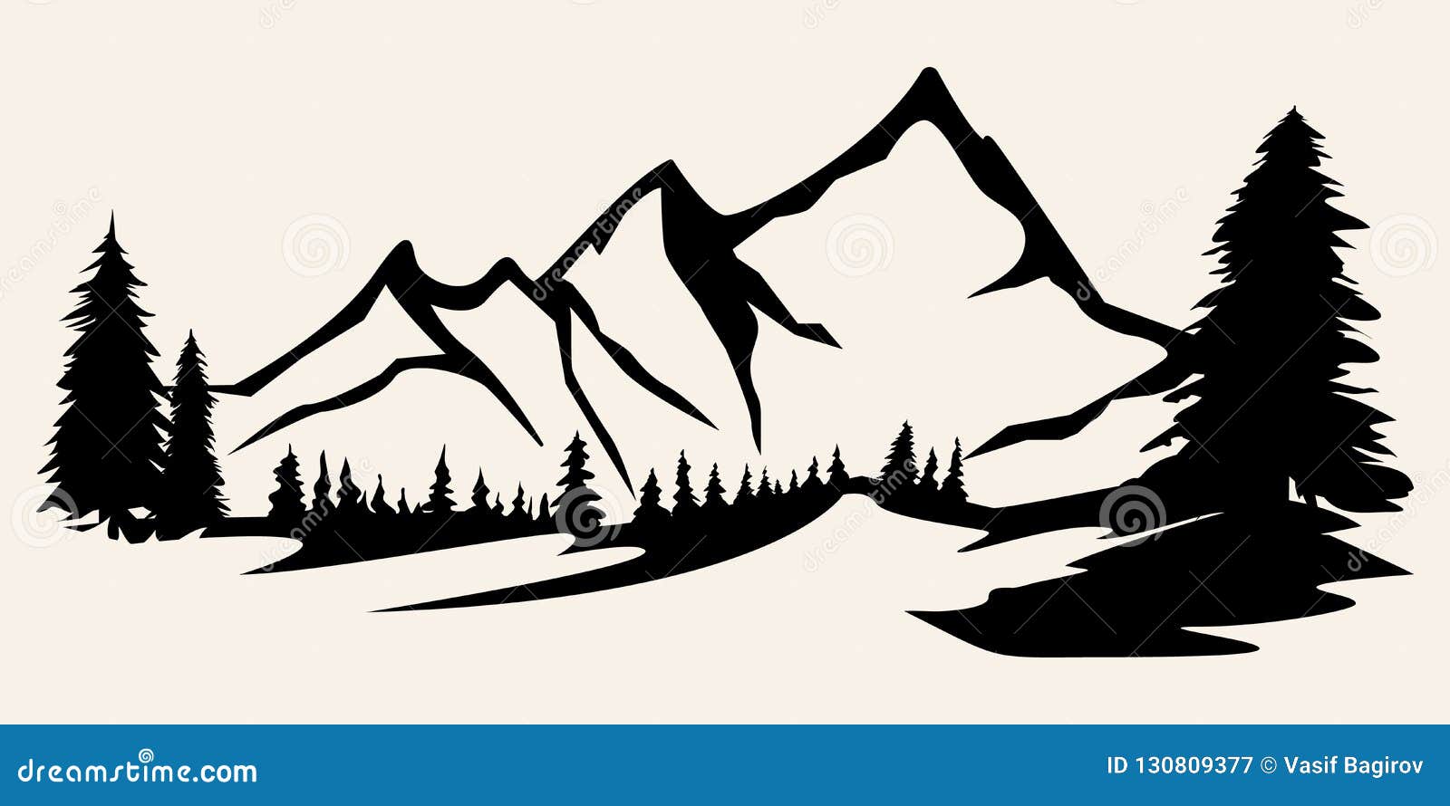 mountains .mountain range silhouette   