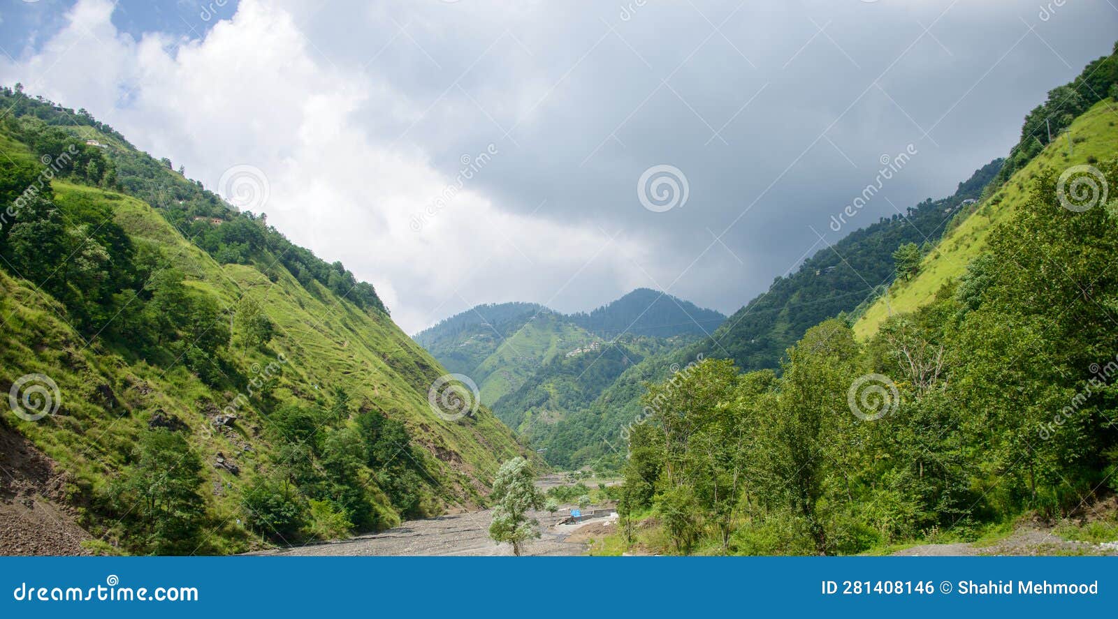 mountains and vellay in nathia gali, abbottabad, pakistan